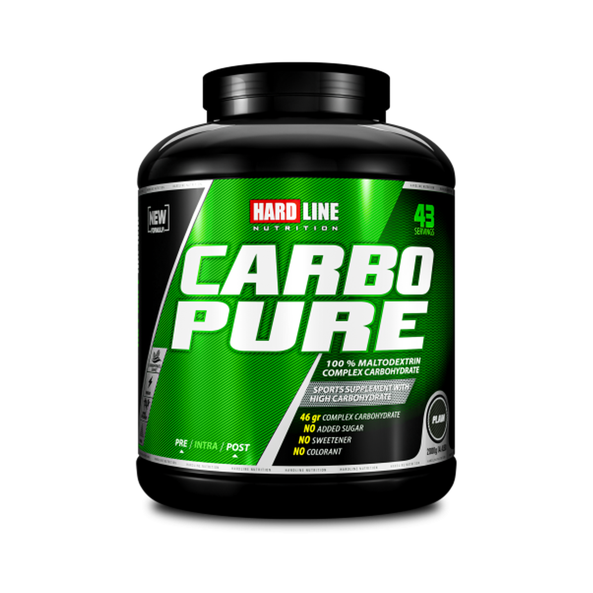 Hardline Carbopure 2000 Gr – 43 Servings – Energy & Recovery Support