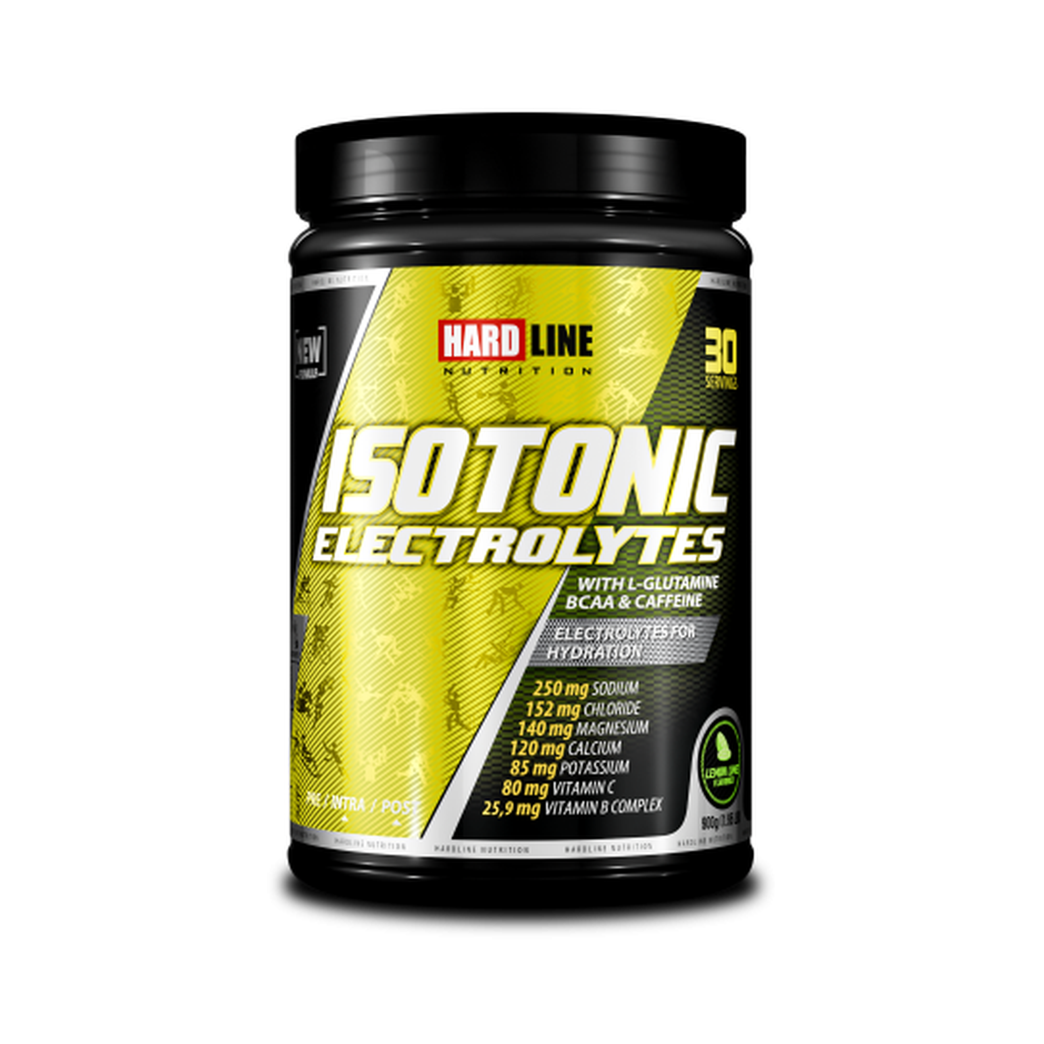Hardline Isotonic Electrolytes 900 Gr – Lime – 30 Servings – Energy & Performance Support