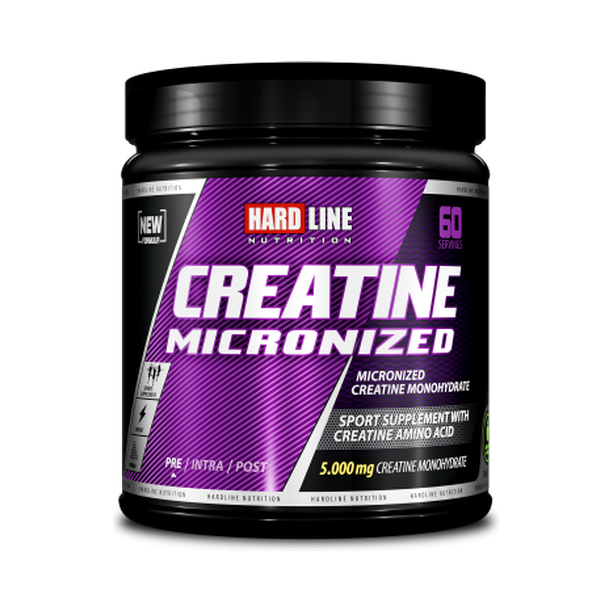 Hardline Micronized Creatine Grenn Apple 324 Gr