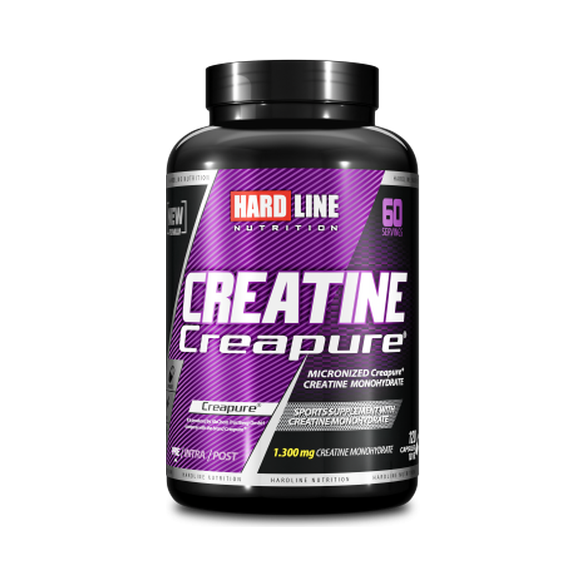 Hardline Creapure 120 Capsules
