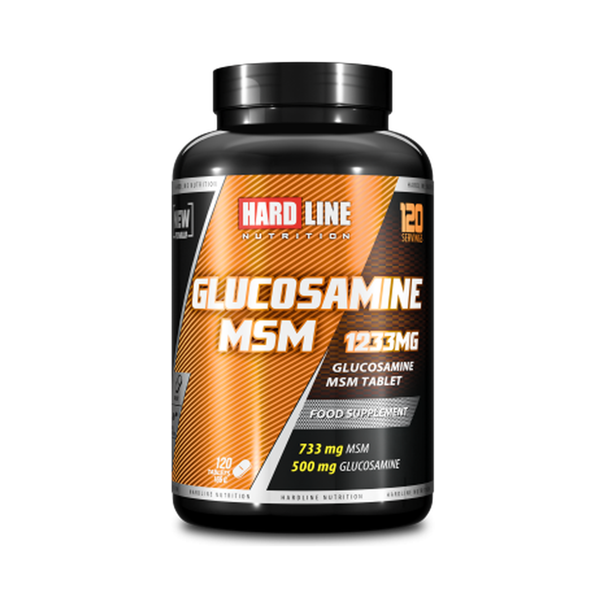 Hardline Glucosamine MSM 120 Tablets