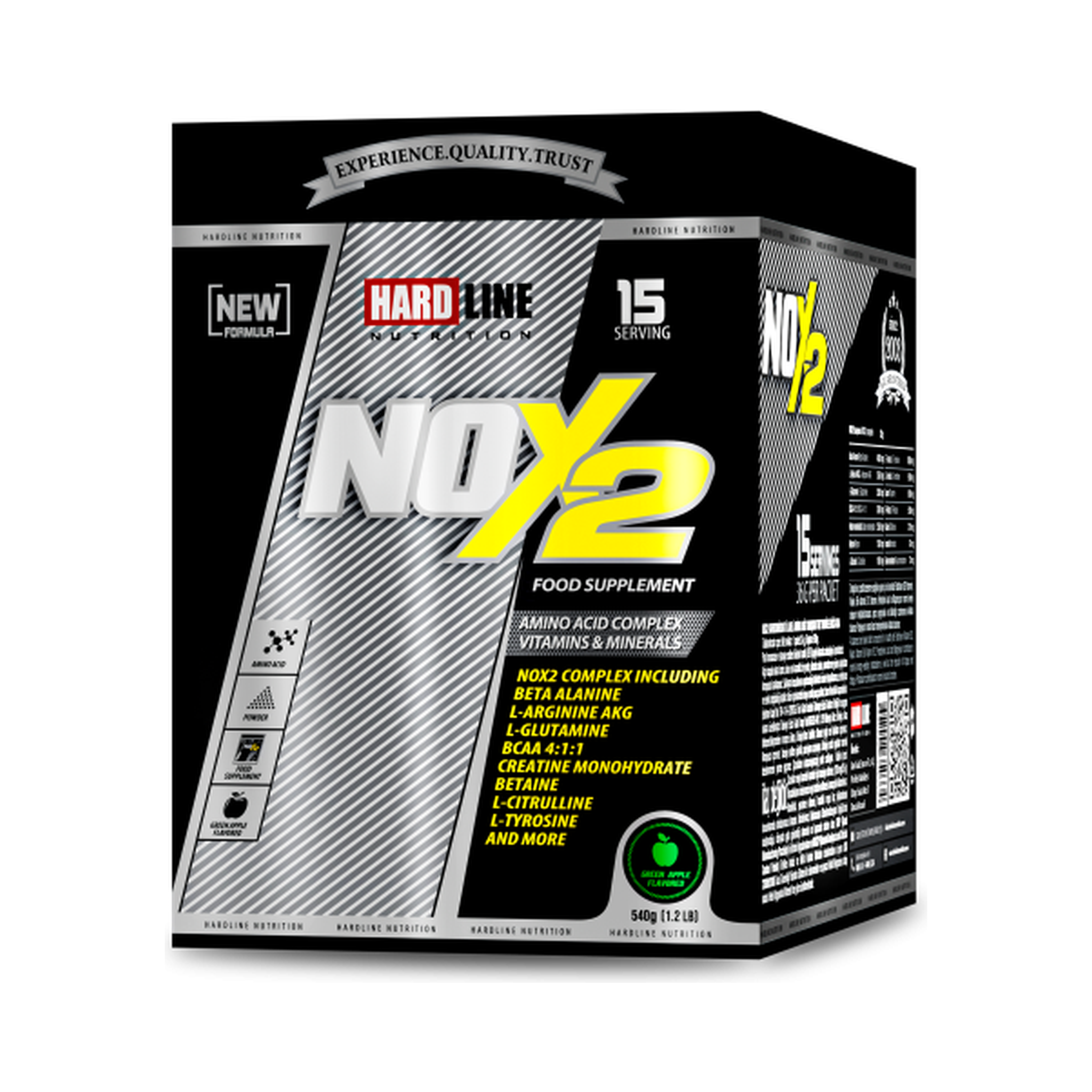 Hardline NOX2 540 GR (36 GR × 15 Pieces)