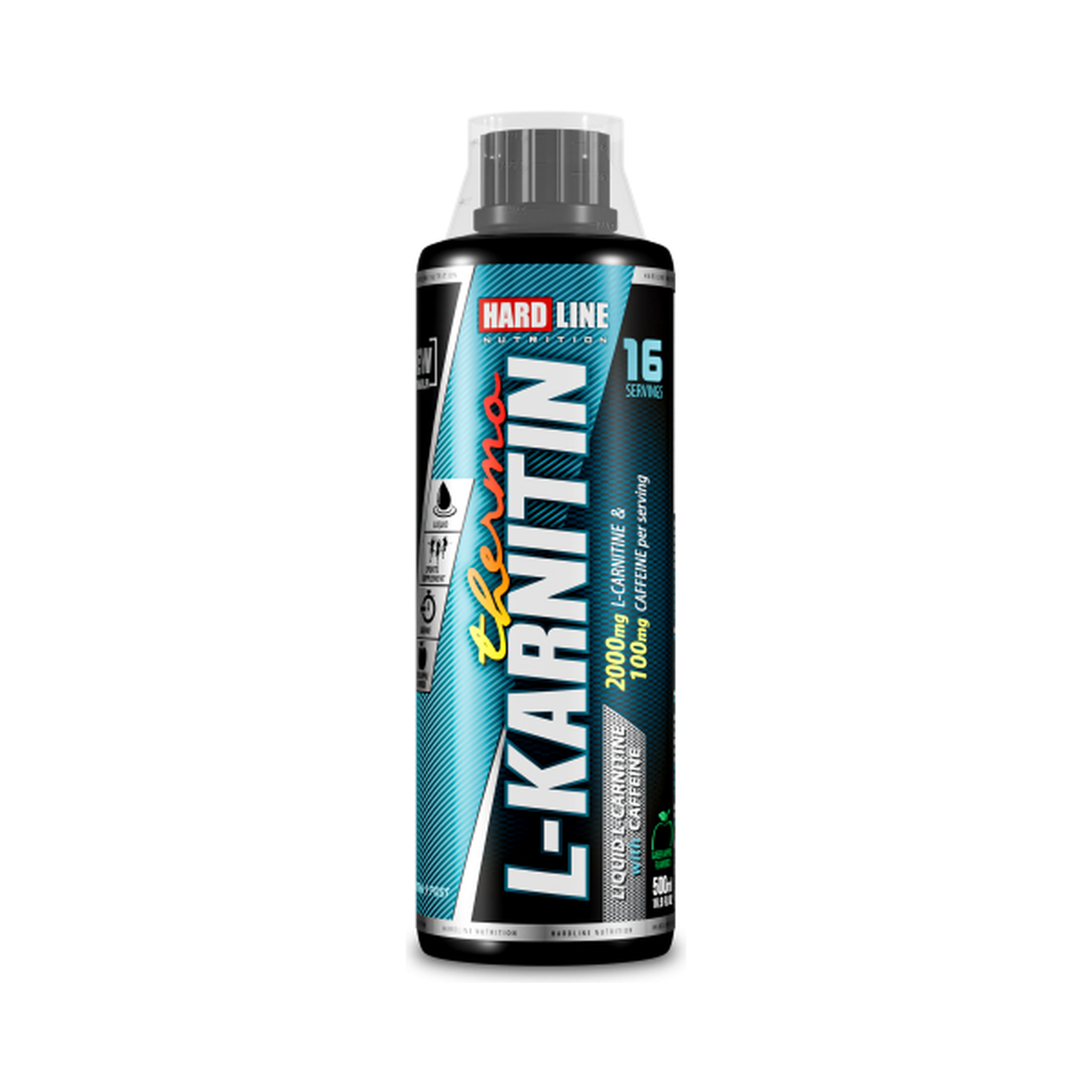 Hardline L-Carnitine Thermo Green Apple 500 ml