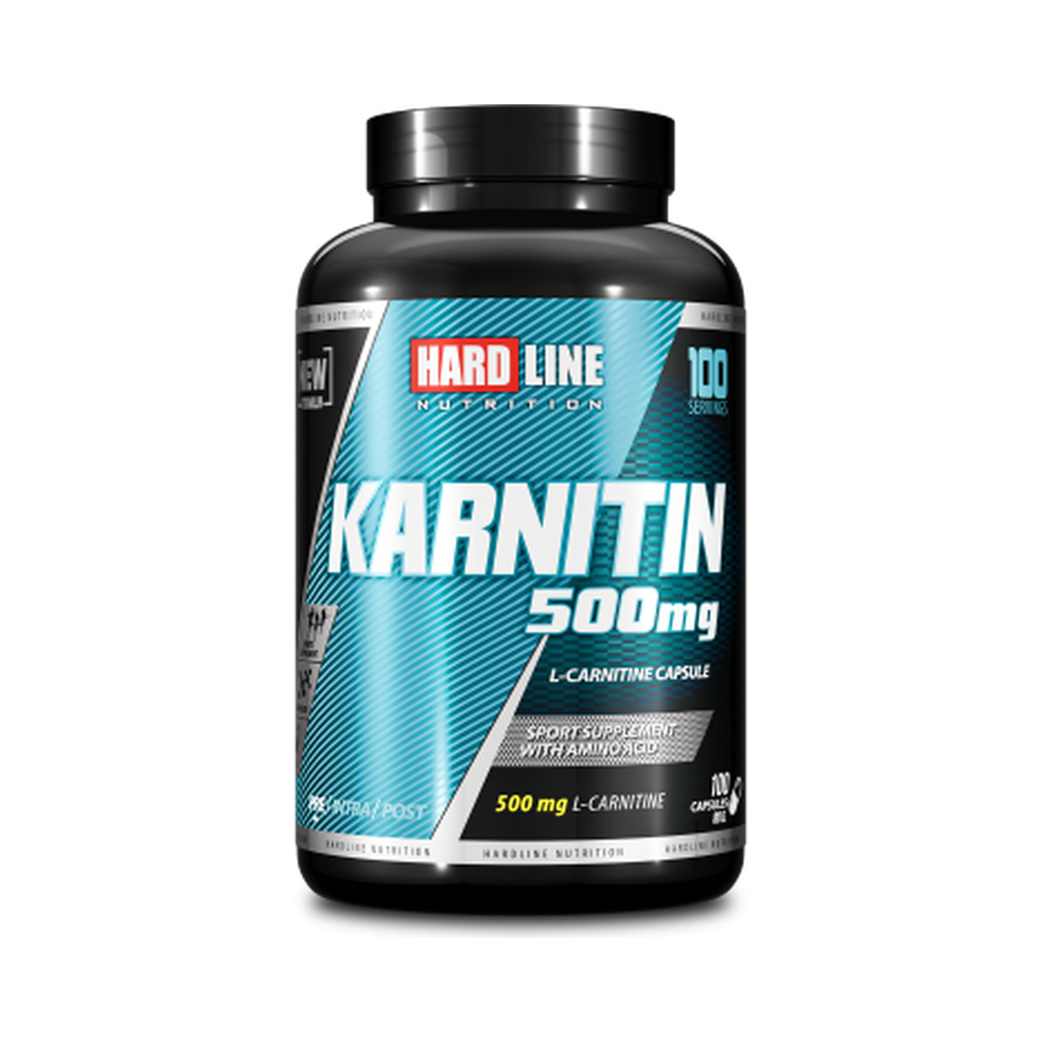 Hardline Carnitine 100 Capsules