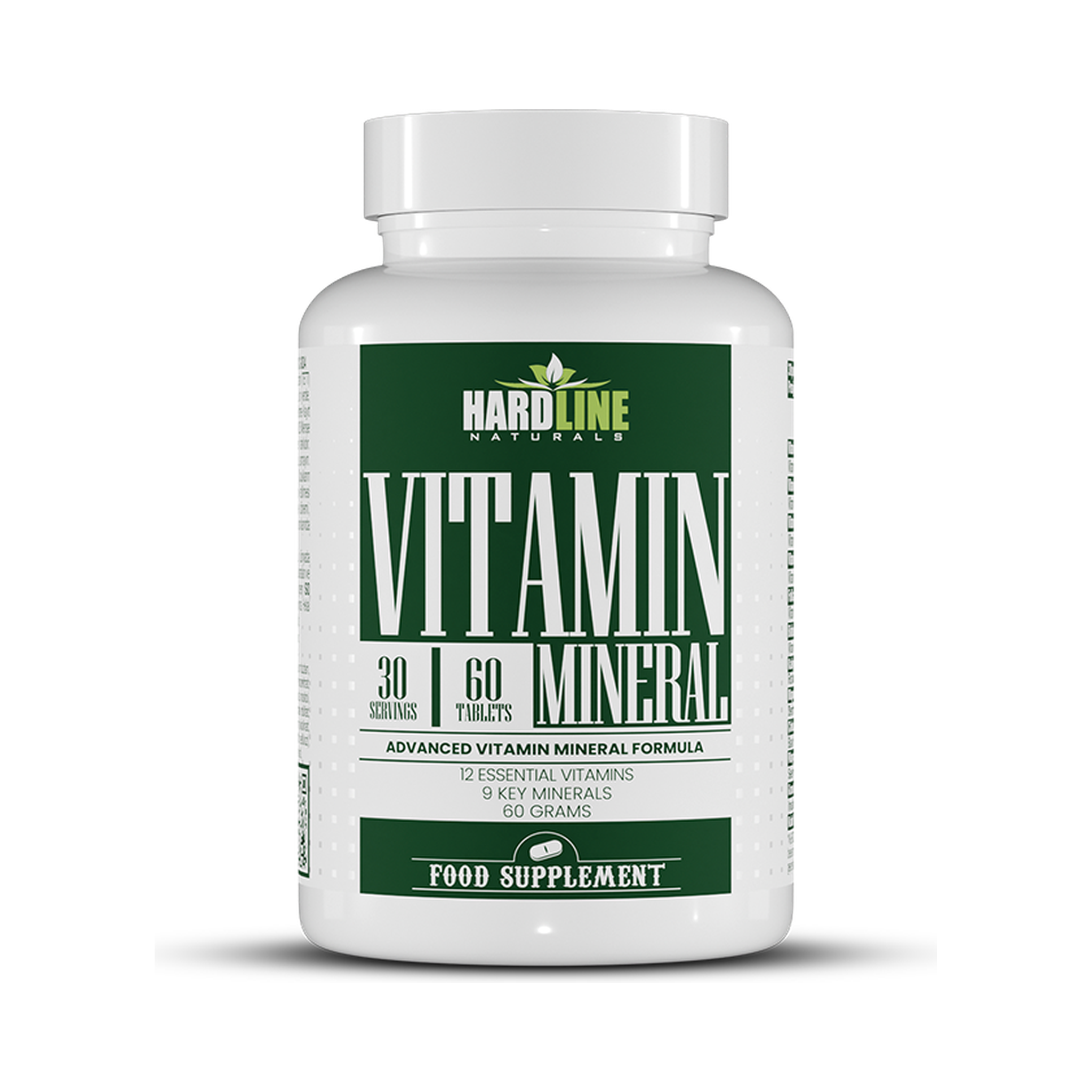 Hardline Naturals Vitamin Mineral 60 Tablets