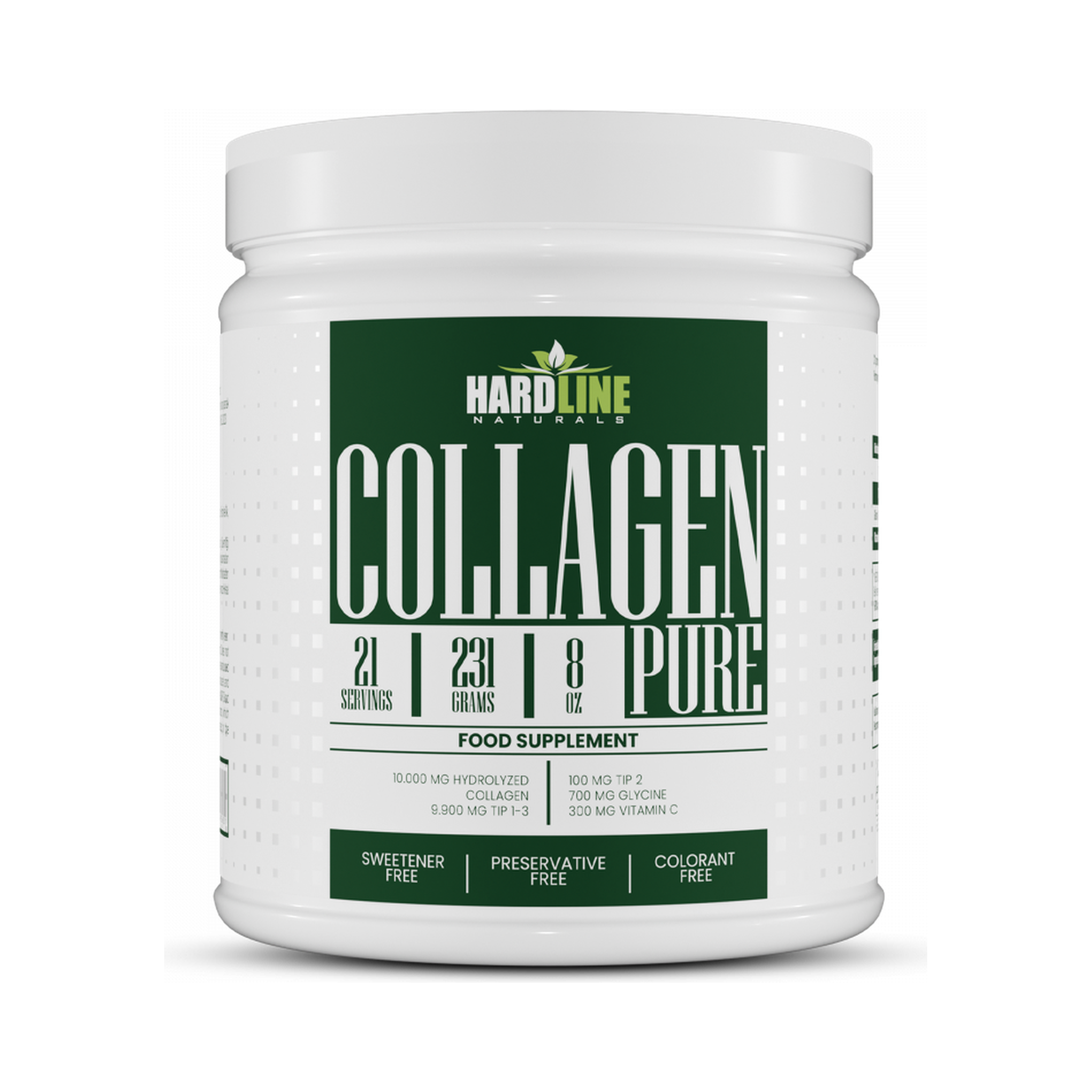 Hardline Naturals Pure Unflavored 231 Gr