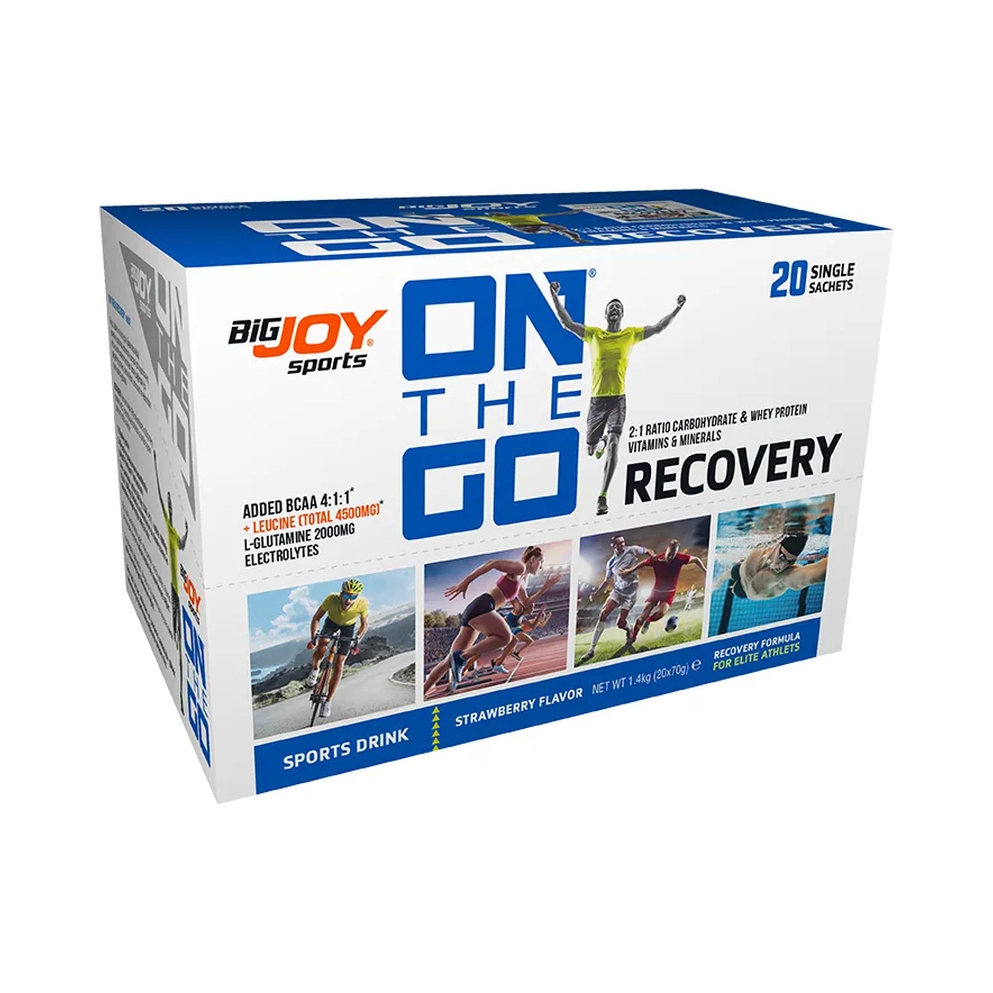 Bigjoy ONTHEGO Recovery Sports Drink 70 g x 20 Pieces