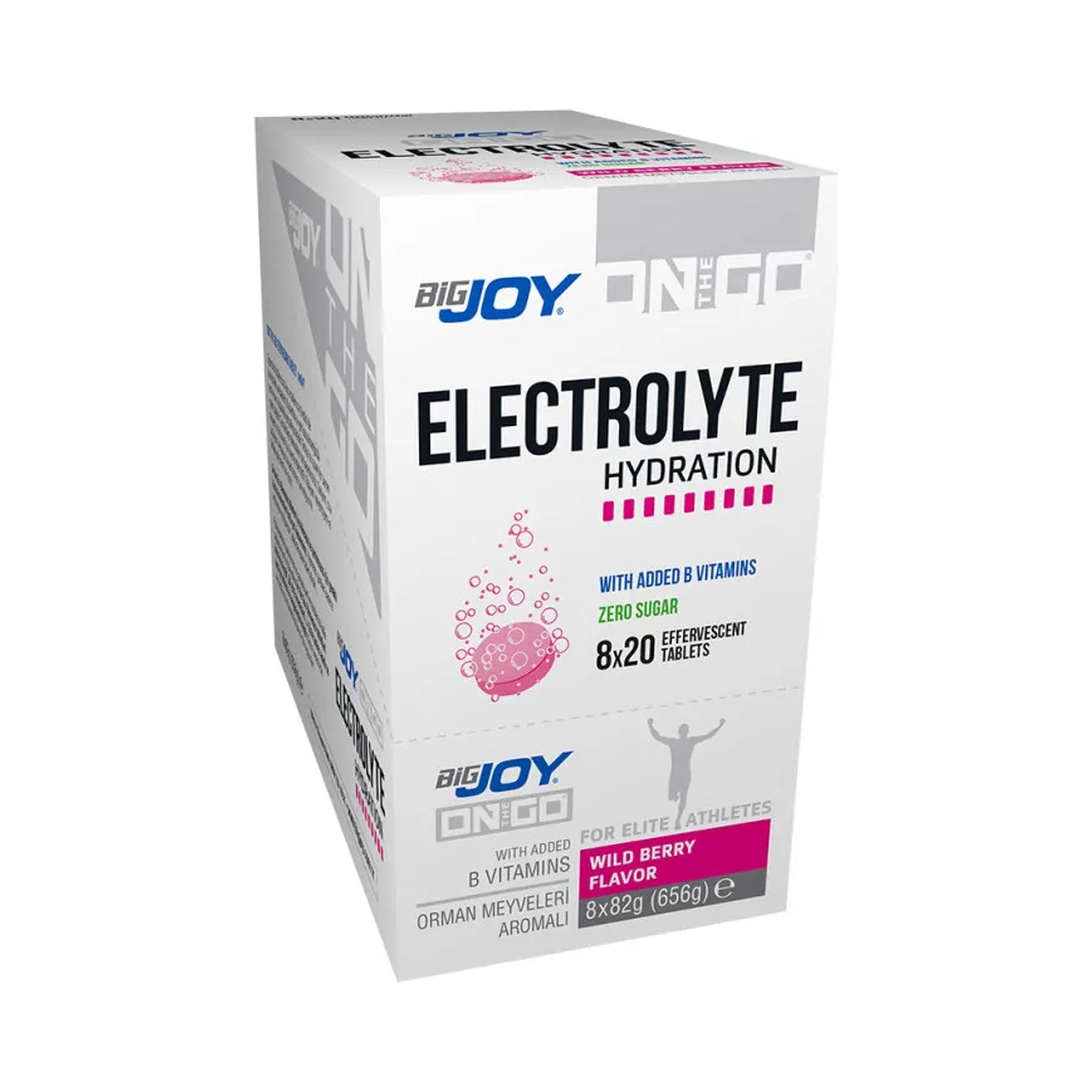 Bigjoy ONTHEGO Electrolyte Sports Drink 20 Effervescent Tablets x 8 Pieces