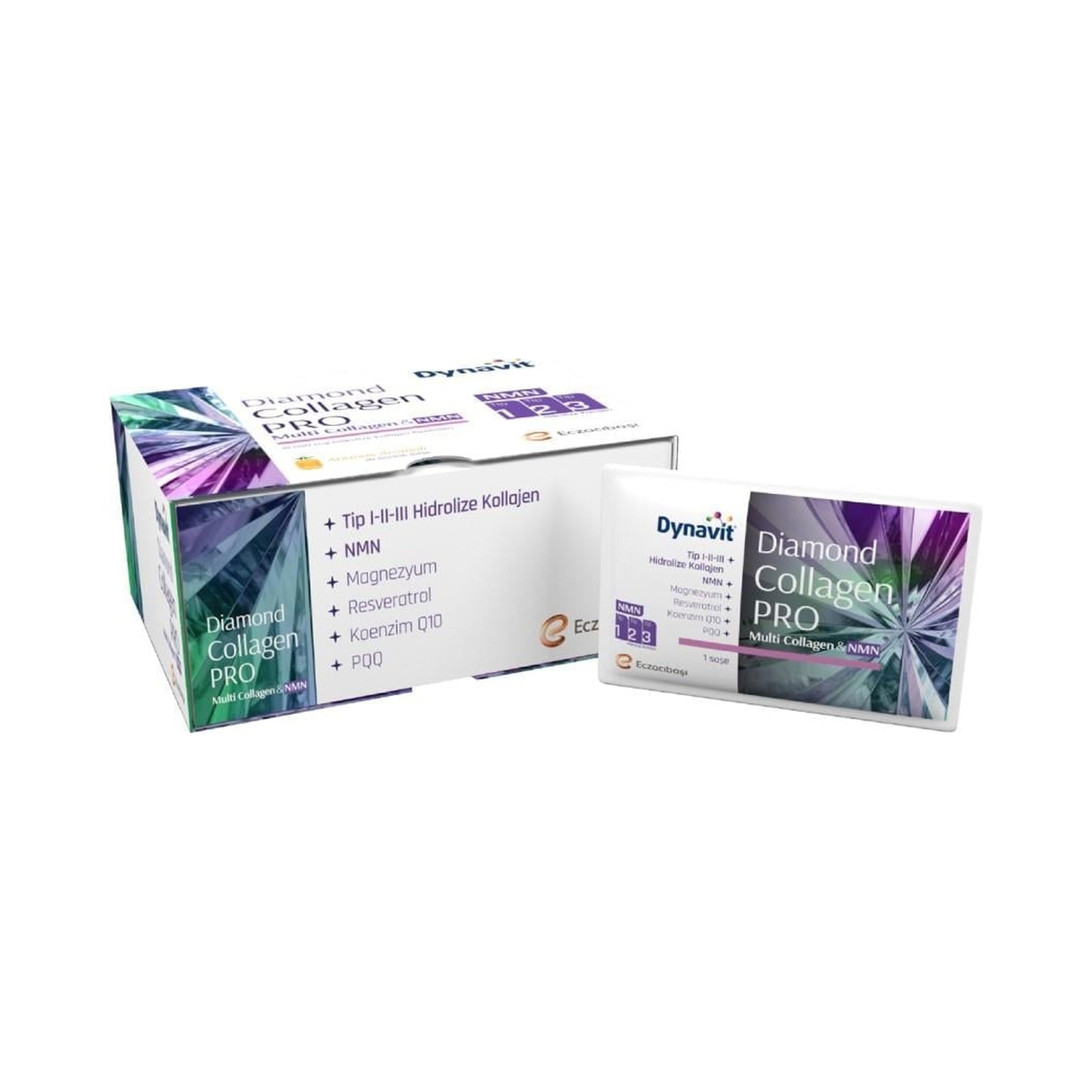 Dynavit Diamond Collagen PRO Multi Collagen & NMN 30 Sachets