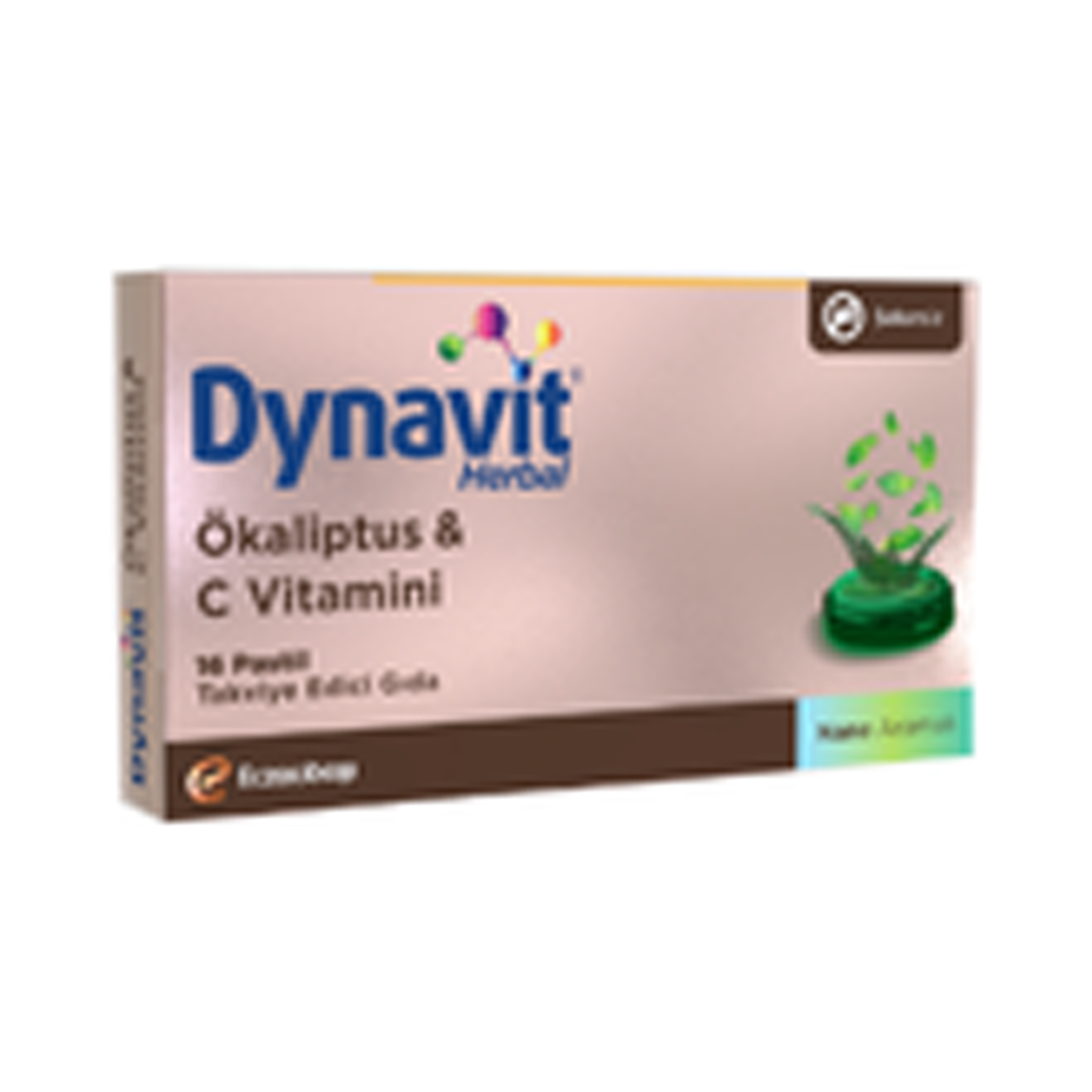 Dynavit Herbal Lozenge Eucalyptus & Vitamin C 16 Pastilles