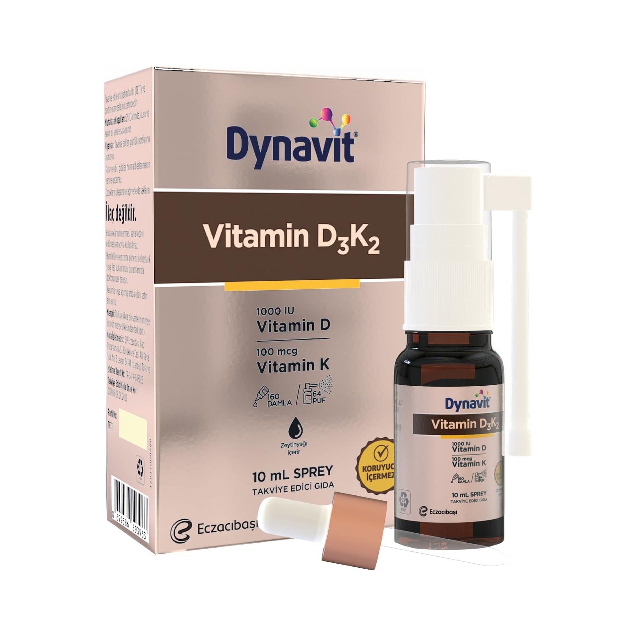 Dynavit Vitamin D3K2 10 mL Spray