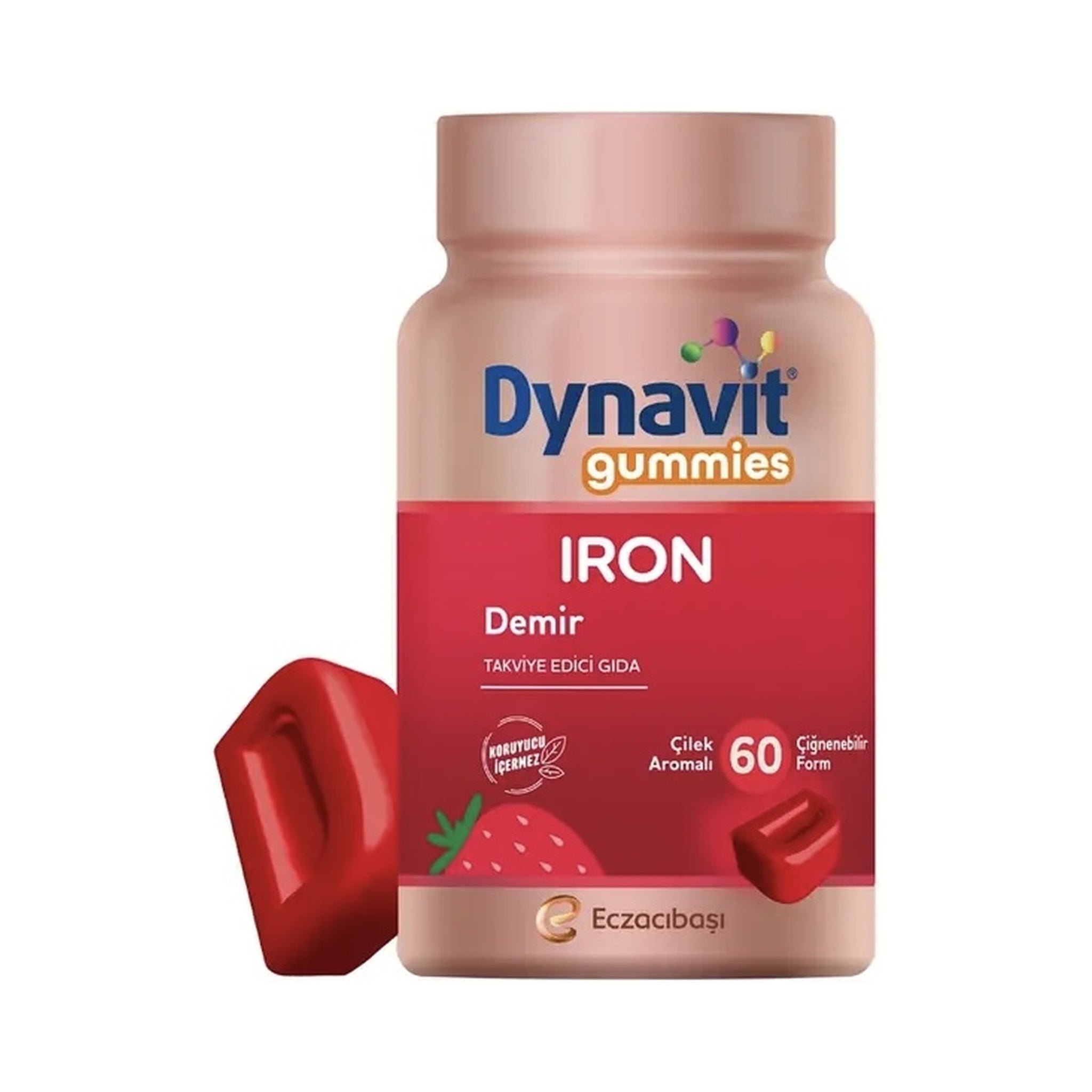 Dynavit Gummies Iron 8.5 mg 60 Pieces
