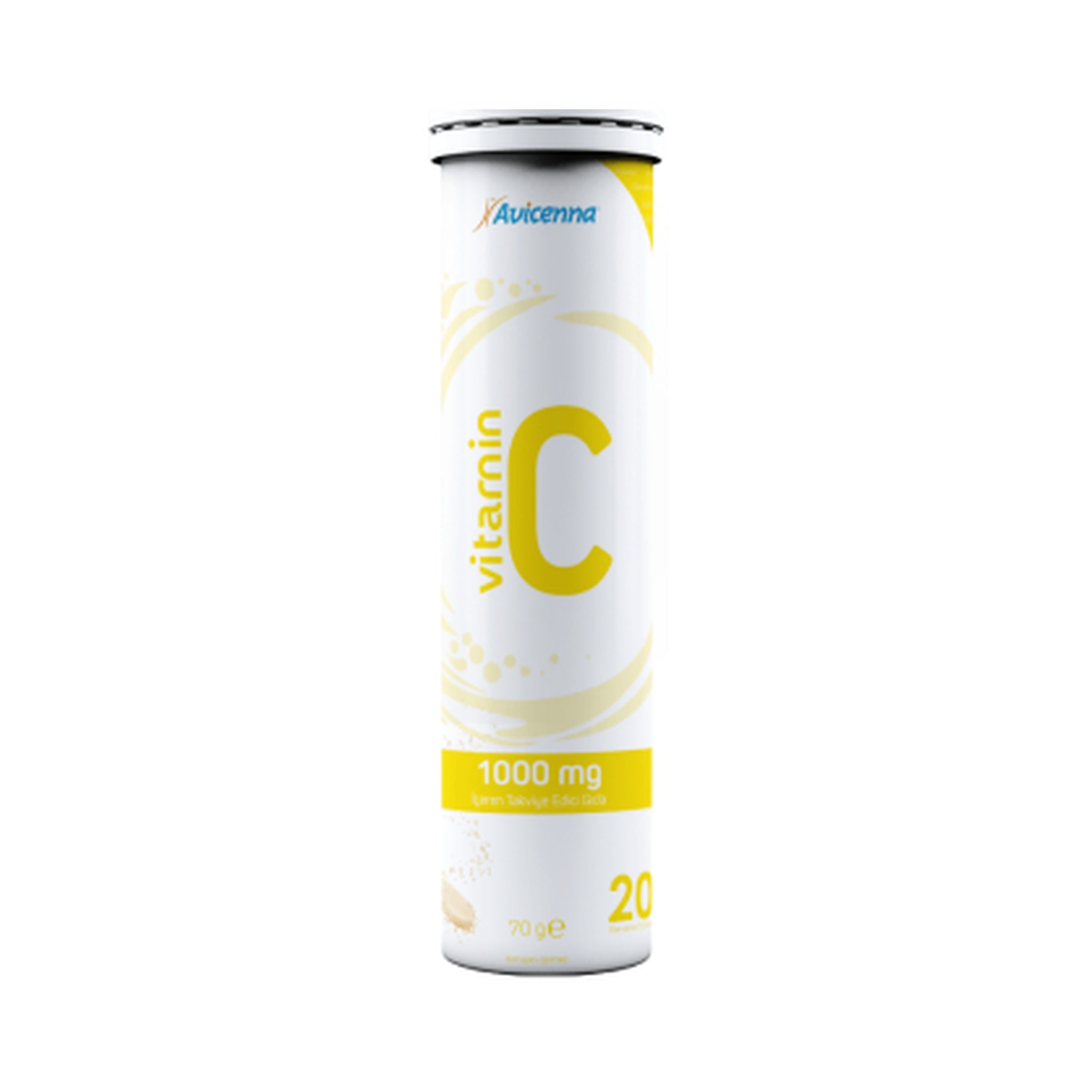 Aksuvital Vitamin C Effervescent Tablets, Vitamin D & Zinc 20 Effervescent Tablets
