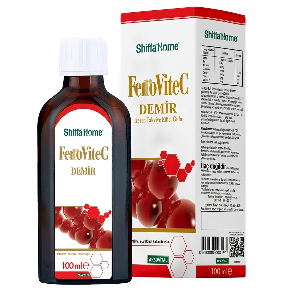 Shiffa Home  Ferrovitec Iron-Containing Liquid Dietary Supplement 100 ml