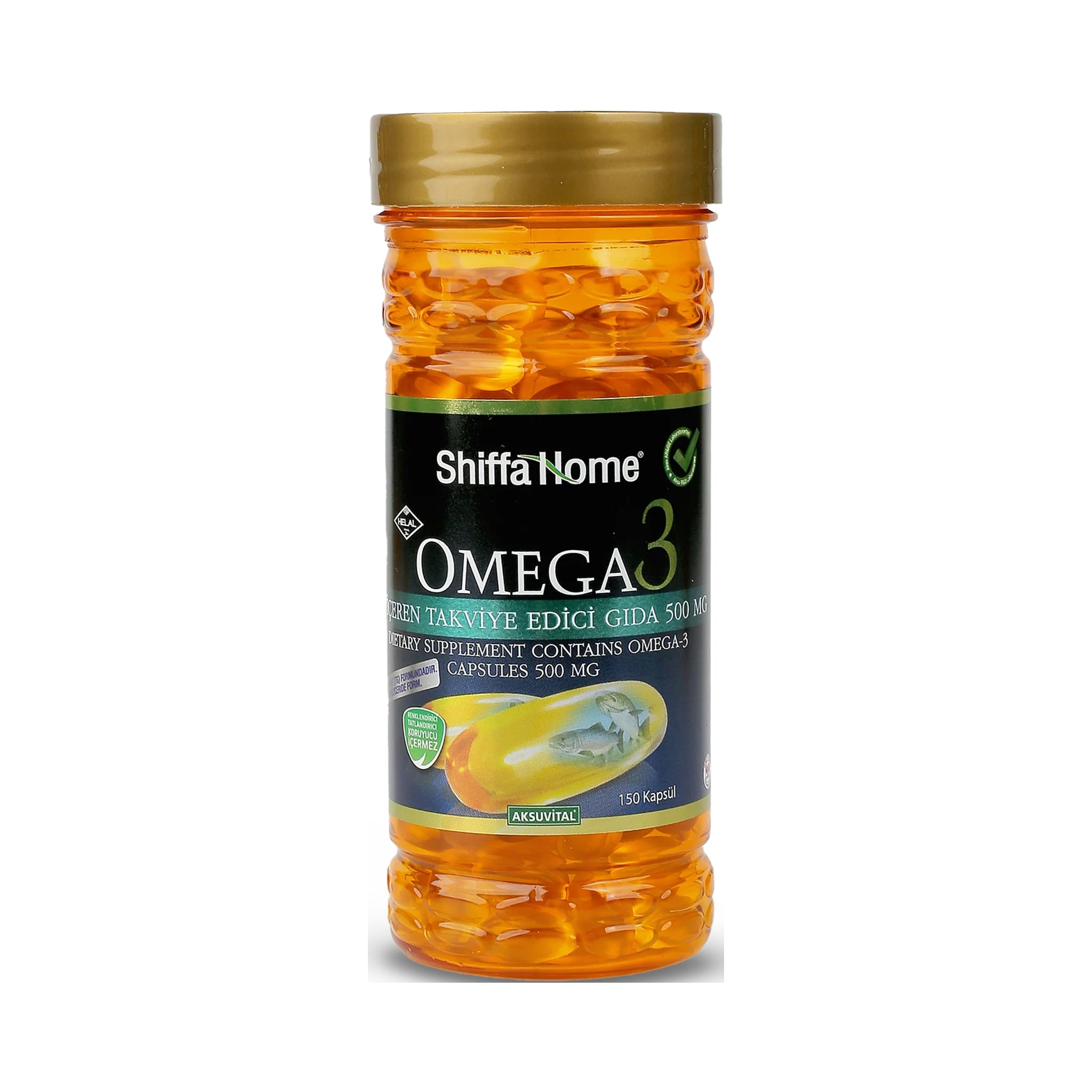 Shiffa Home Omega-3 500 mg  150 Capsules