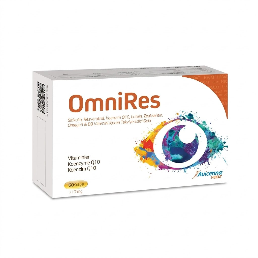 Avicenna OmniRes TEG – Citicoline, Resveratrol, Coenzyme Q10, Lutein, Zeaxanthin, Omega-3 & Vitamin D3