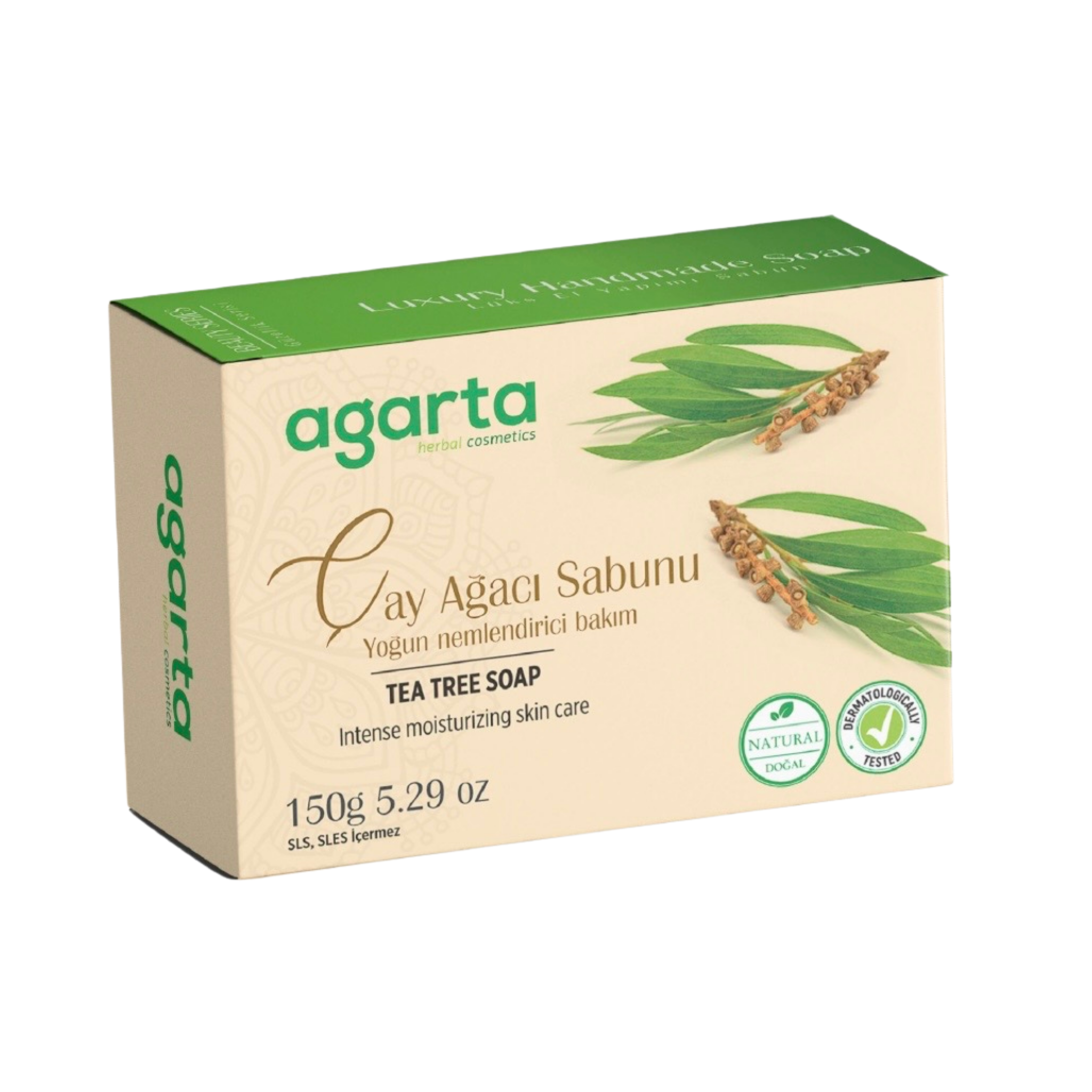 Agarta Natural Handmade Tea Tree Soap 150 g