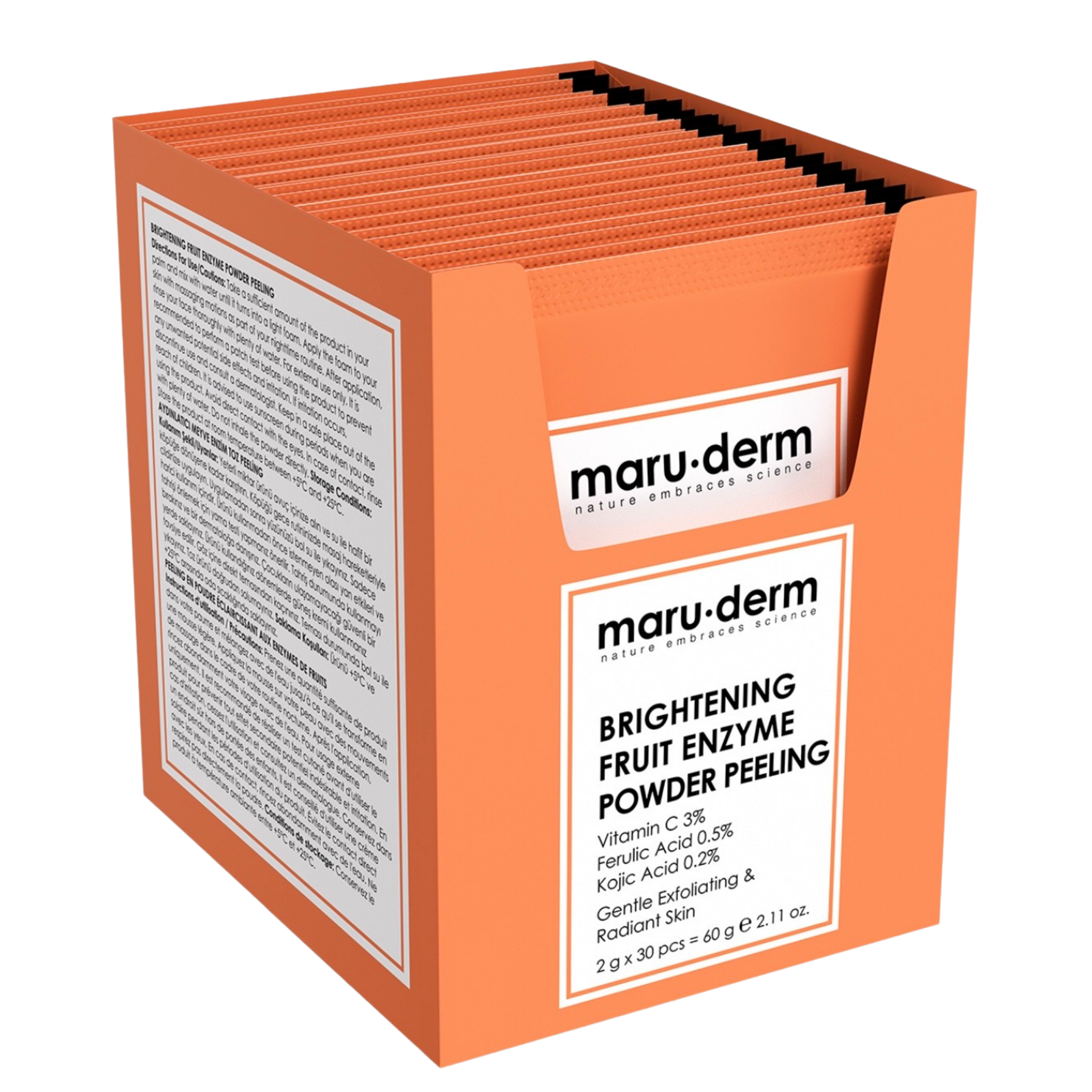 Maruderm Brightening Fruit Enzyme Powder Peeling 30 pieces