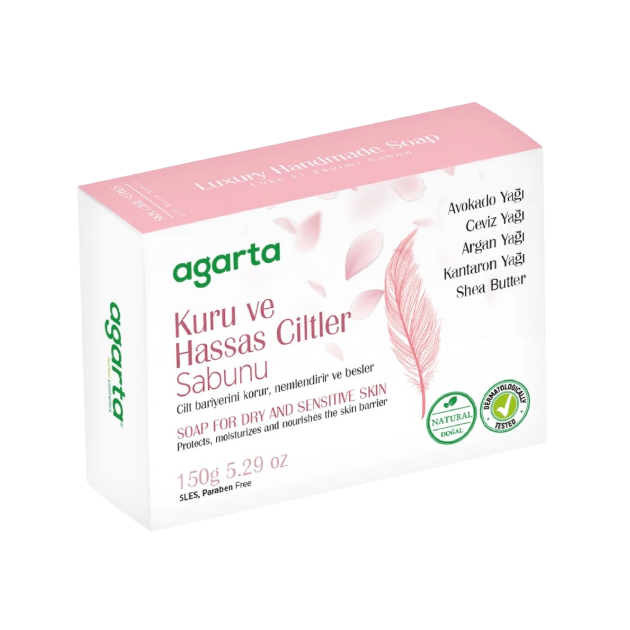 Agarta Natural Care Soap for Dry Sensitive Skin 150 g