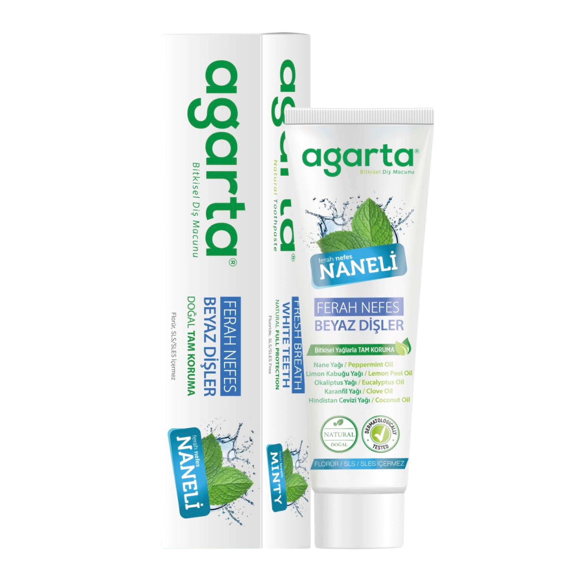 Agarta Natural Mint Toothpaste 100 ml 130 g