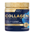 Nutraxin Collagen Powder Type 1 2 3 with Vitamin C Hyaluronic Acid 300 g