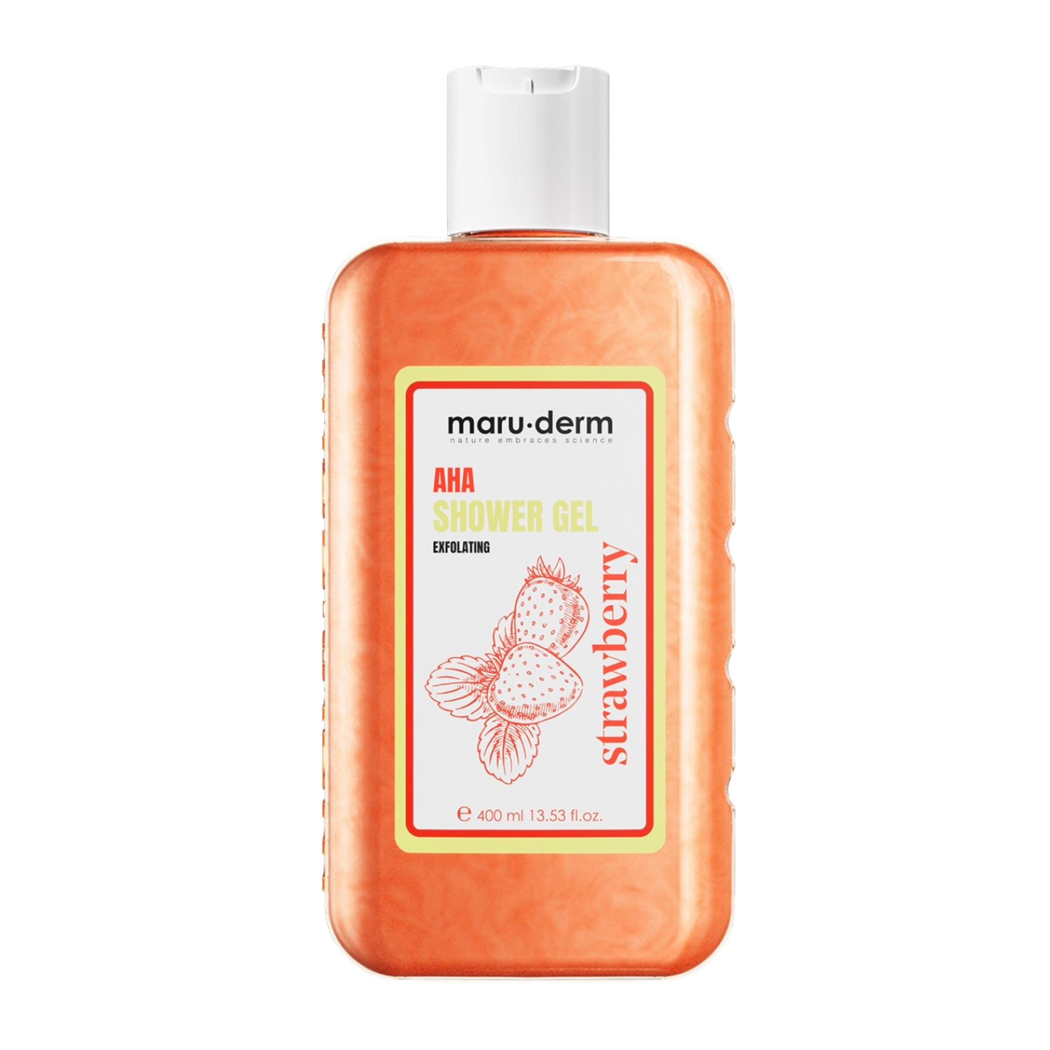Maruderm AHA Strawberry Shower Gel 400 ml