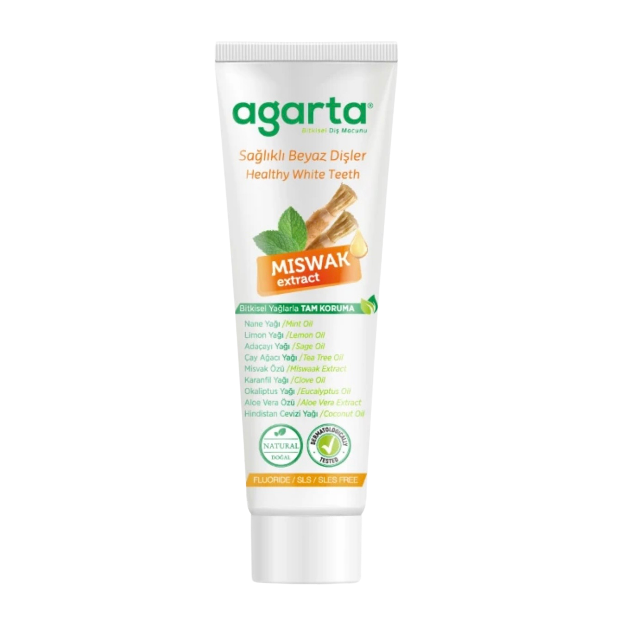Agarta Natural Miswak Toothpaste 100 ml 130 g