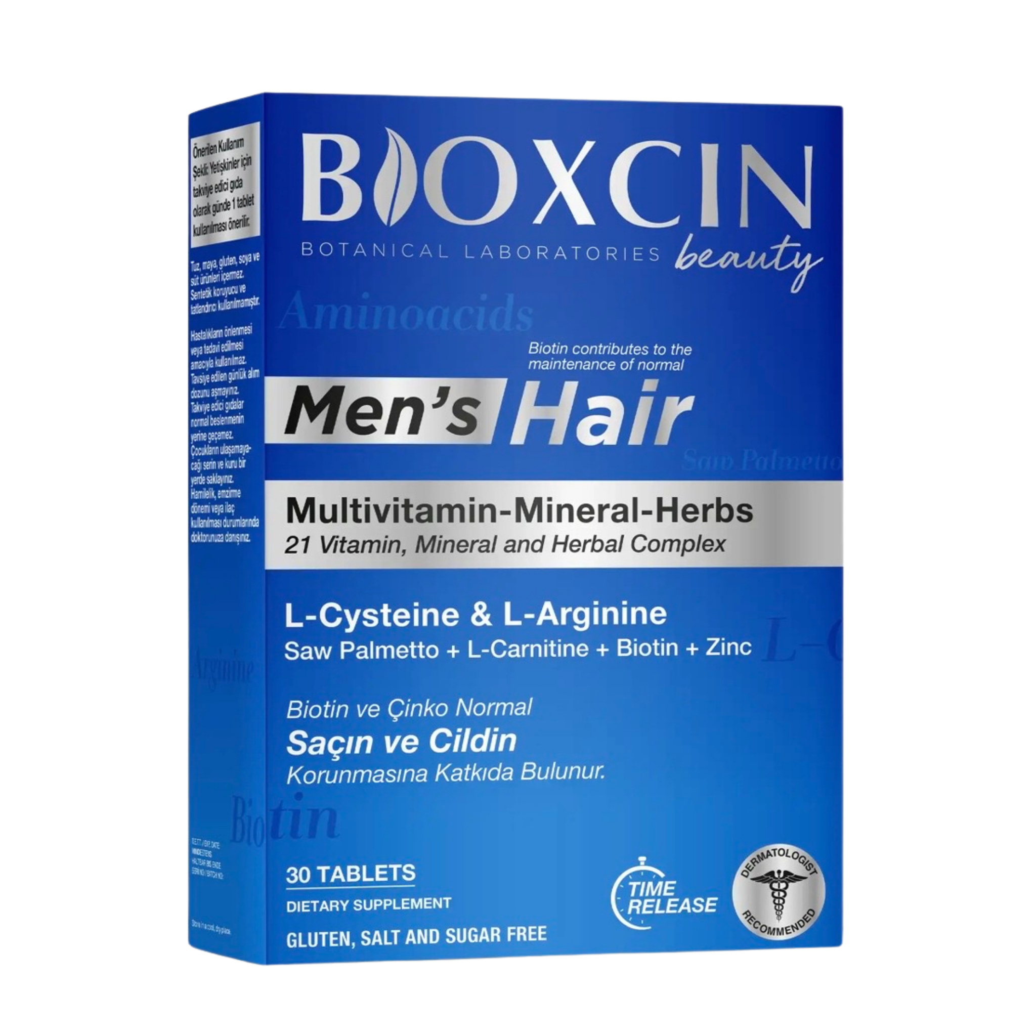 Bioxcin Men's Hair Multivitamin Mineral Herbs 30 tablet