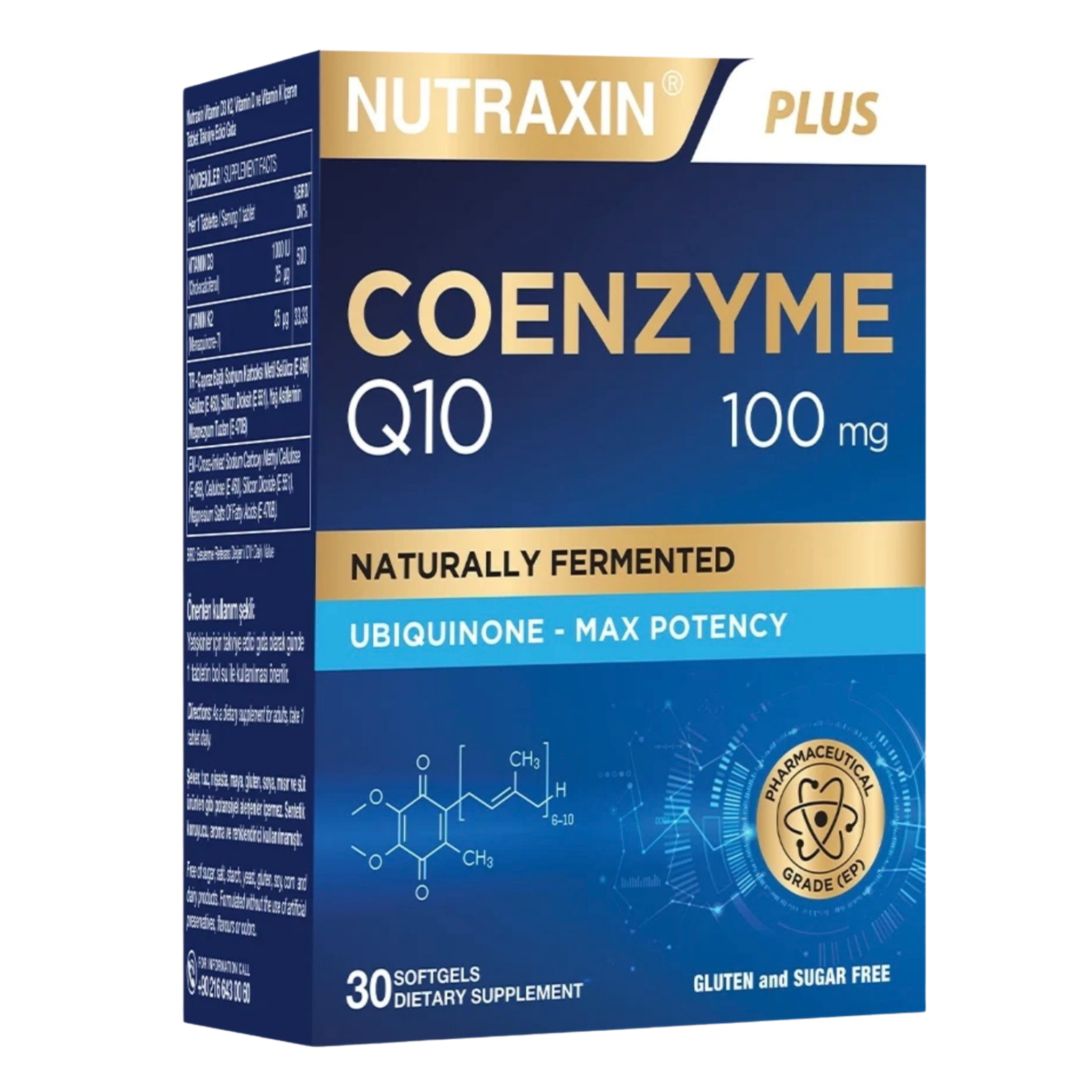 Nutraxin Q10 100 mg 30 softgels
