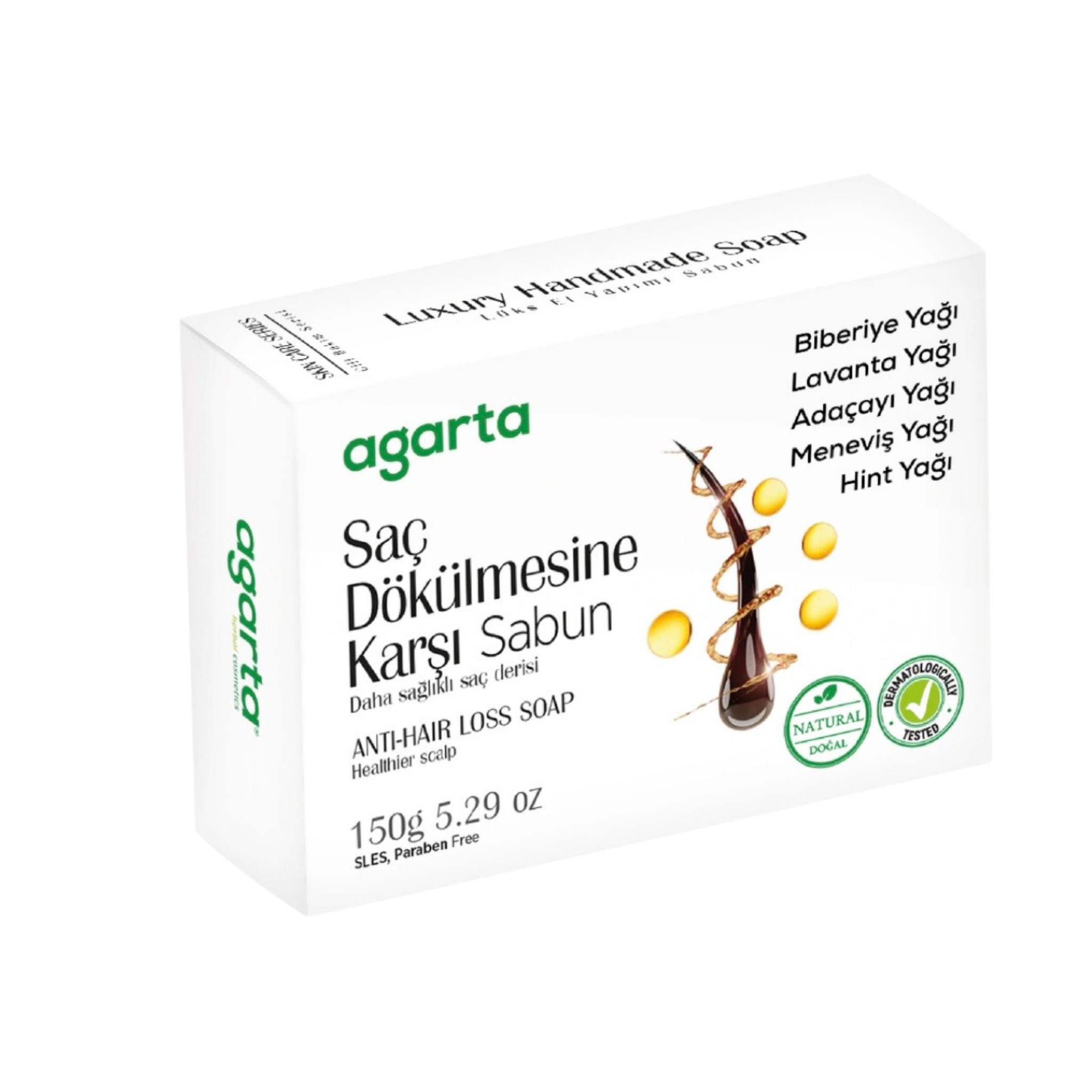 Agarta Natural Care Anti Hair Loss Soap 150 g