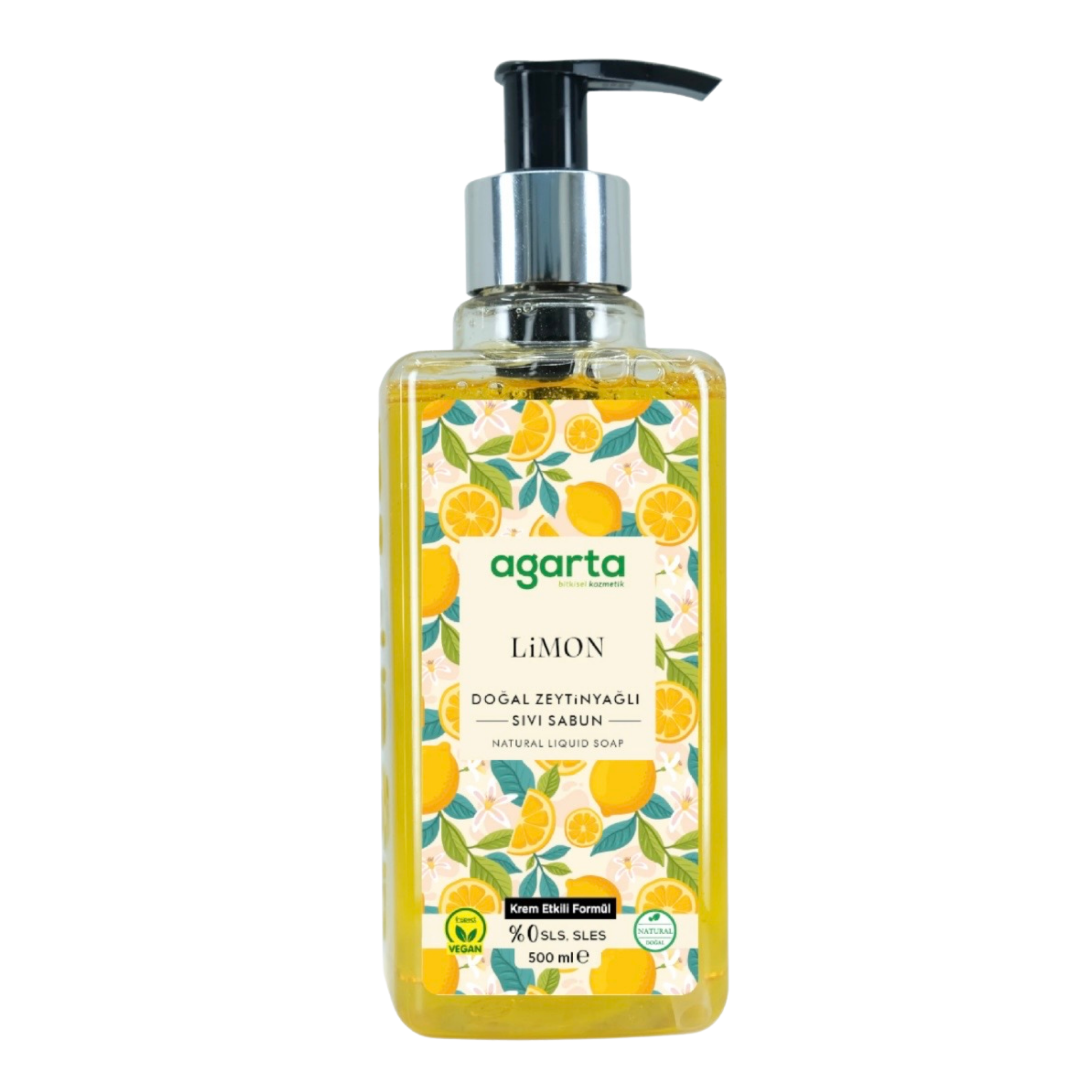 Natural Lemon Liquid Soap 500 ml