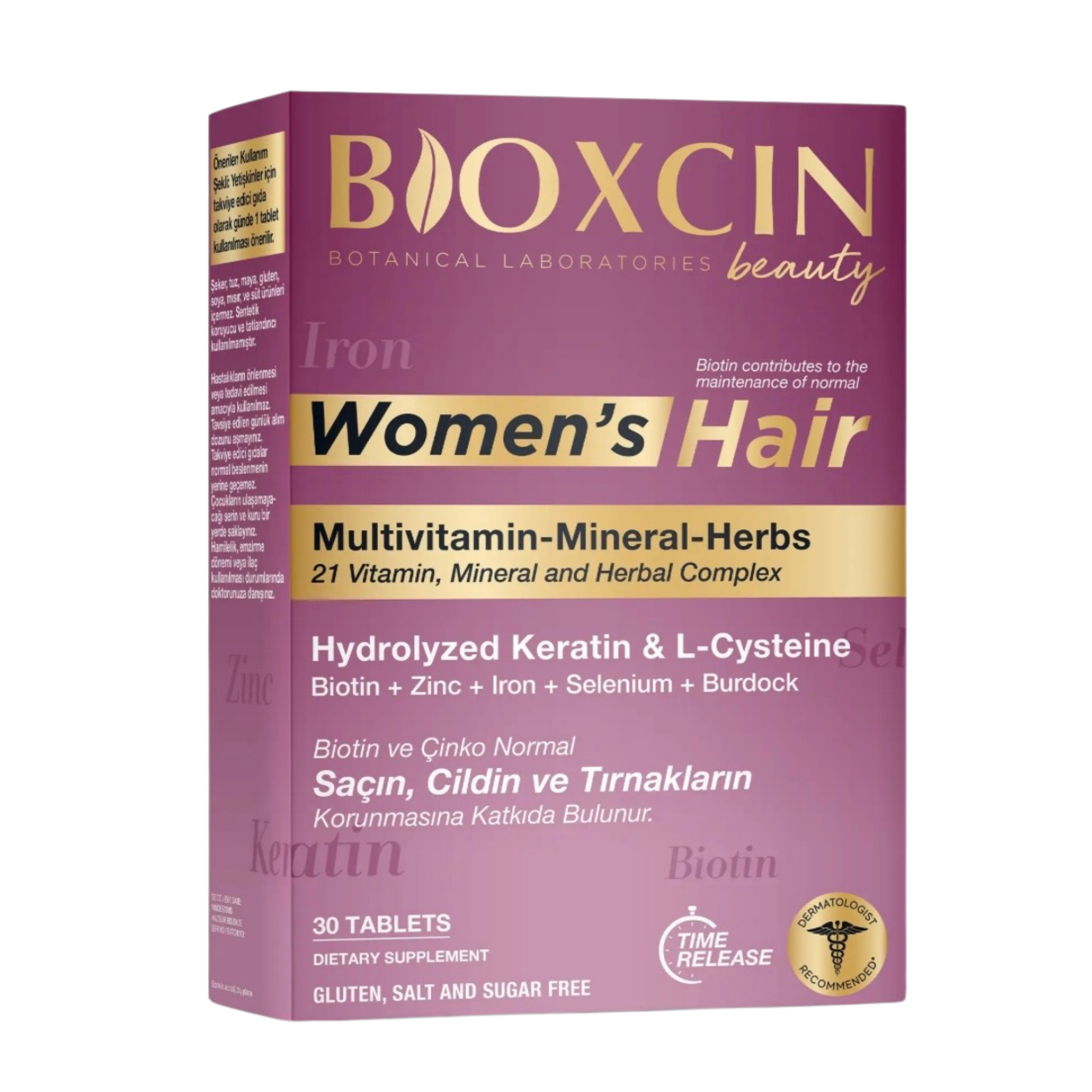 Bioxcin Women's Hair Multivitamin Mineral Herbs 30 tablet