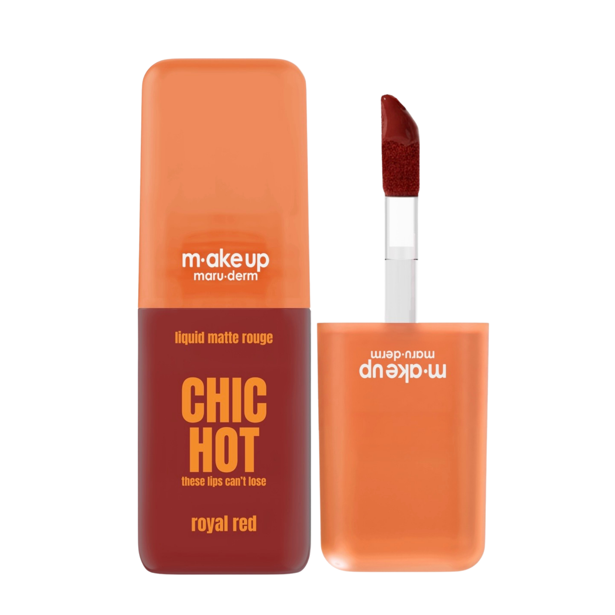 Maruderm Long Lasting Velvety Matte Liquid Lipstick Liquid Matte Rouge Royal Red