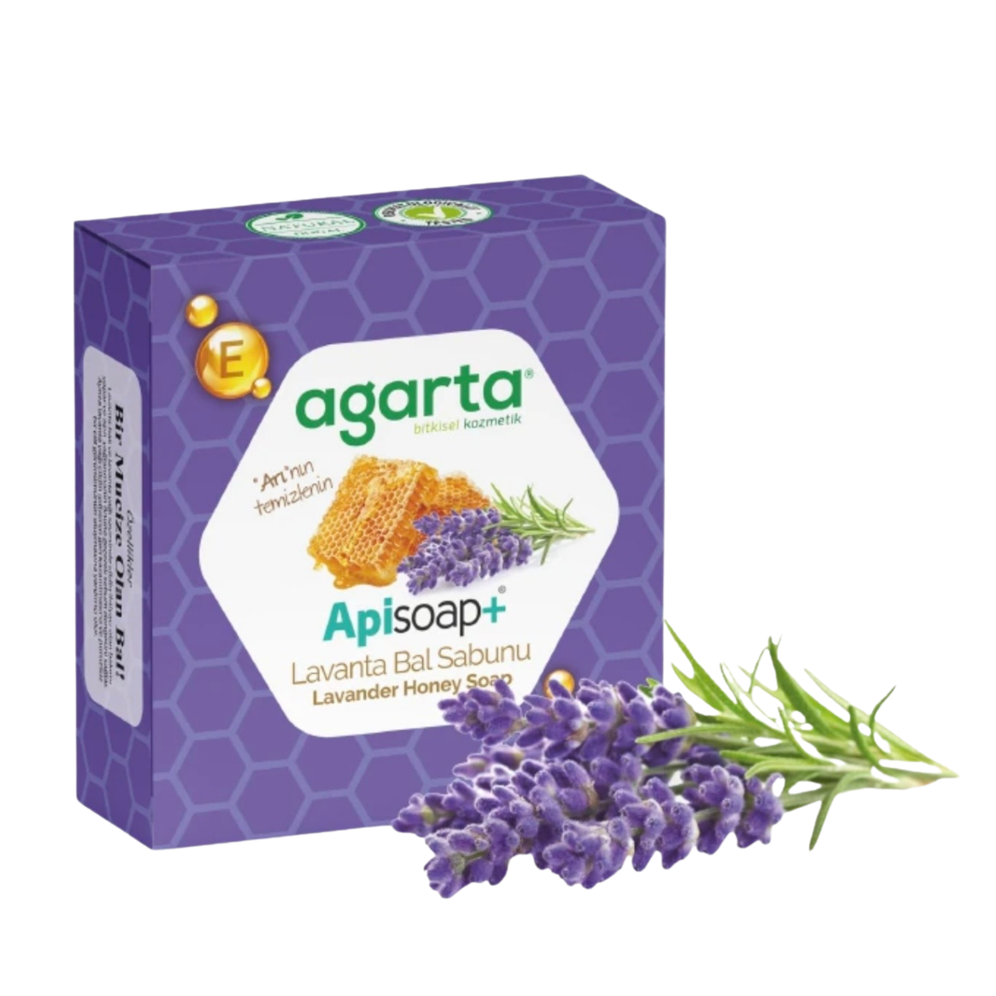 Agarta Natural Handmade Lavender Honey Soap 125 g