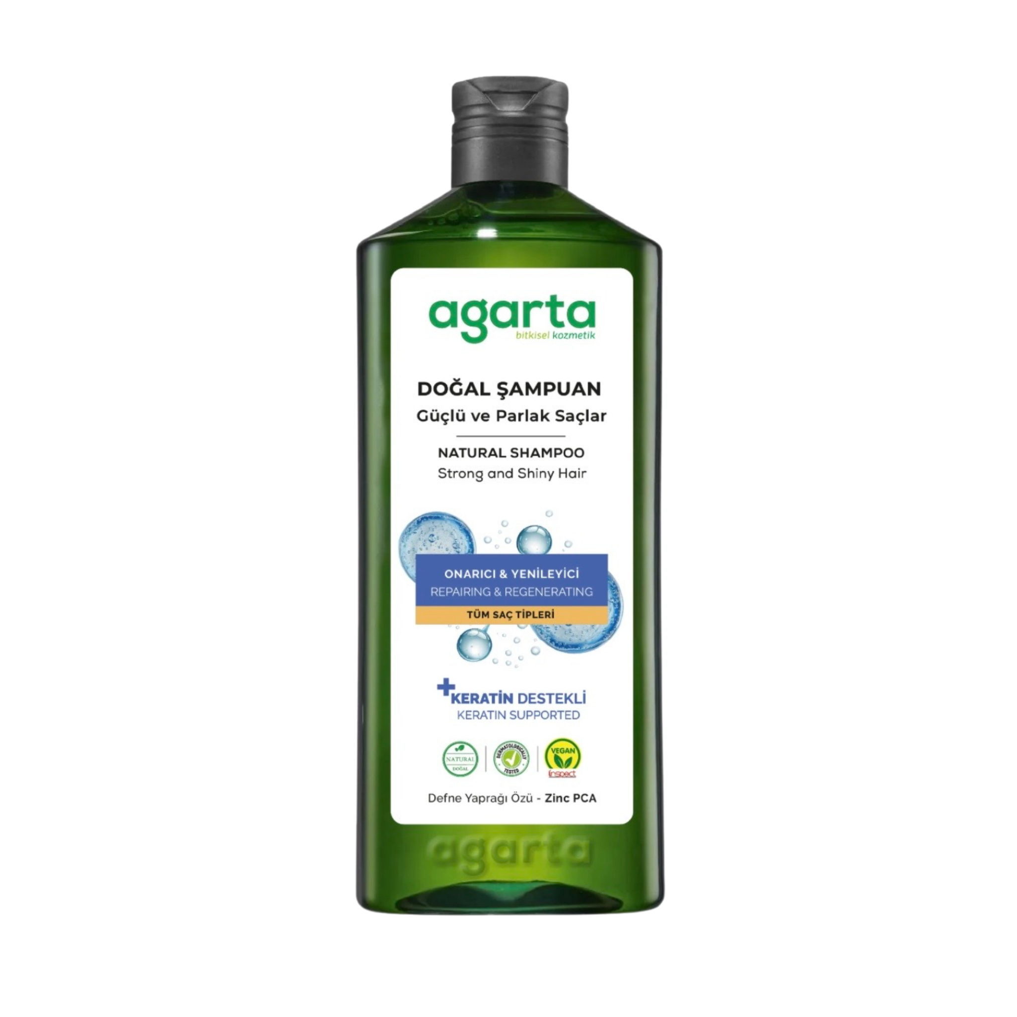 Agarta Natural Shampoo for Strong Shiny Hair 400 ml