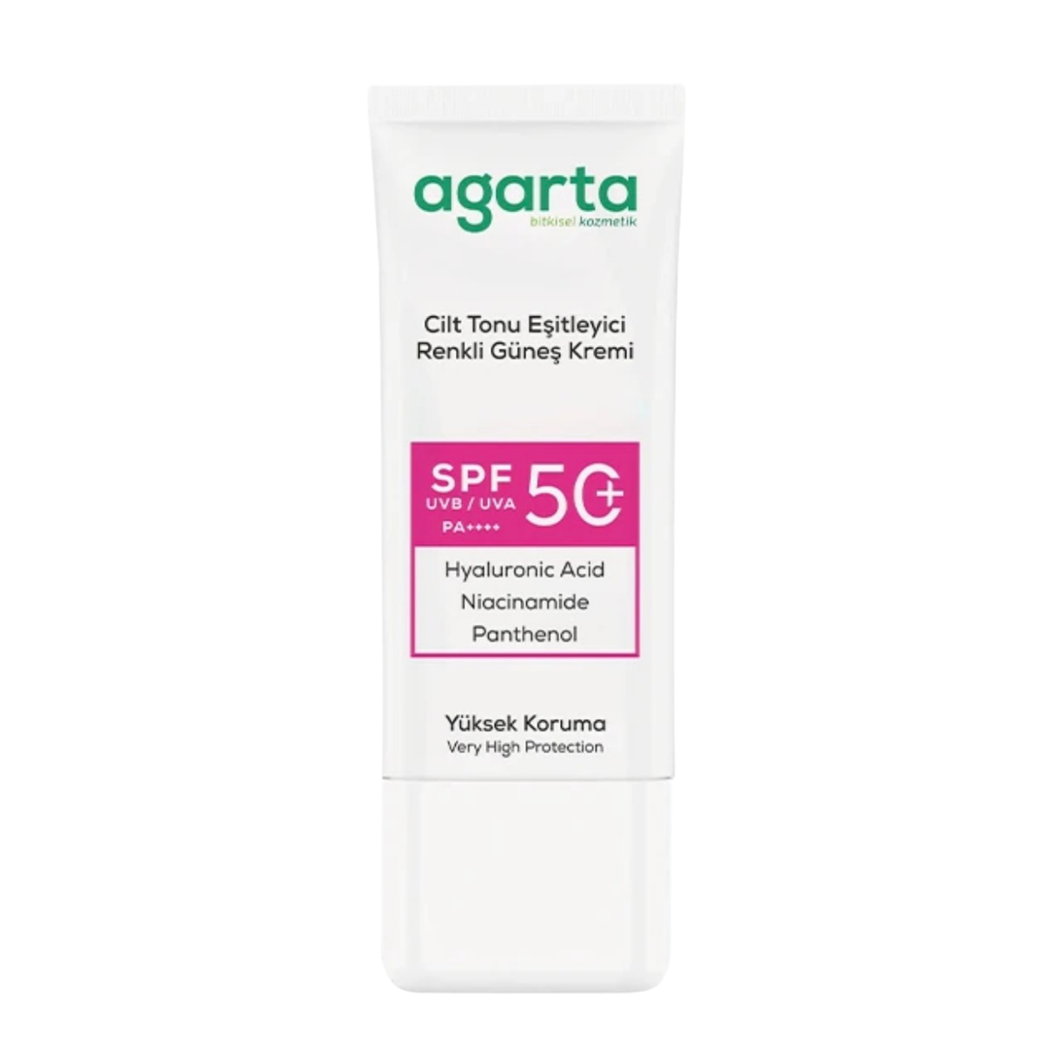 Agarta Skin Tone Evening Tinted SPF+50 Sunscreen 50 ml