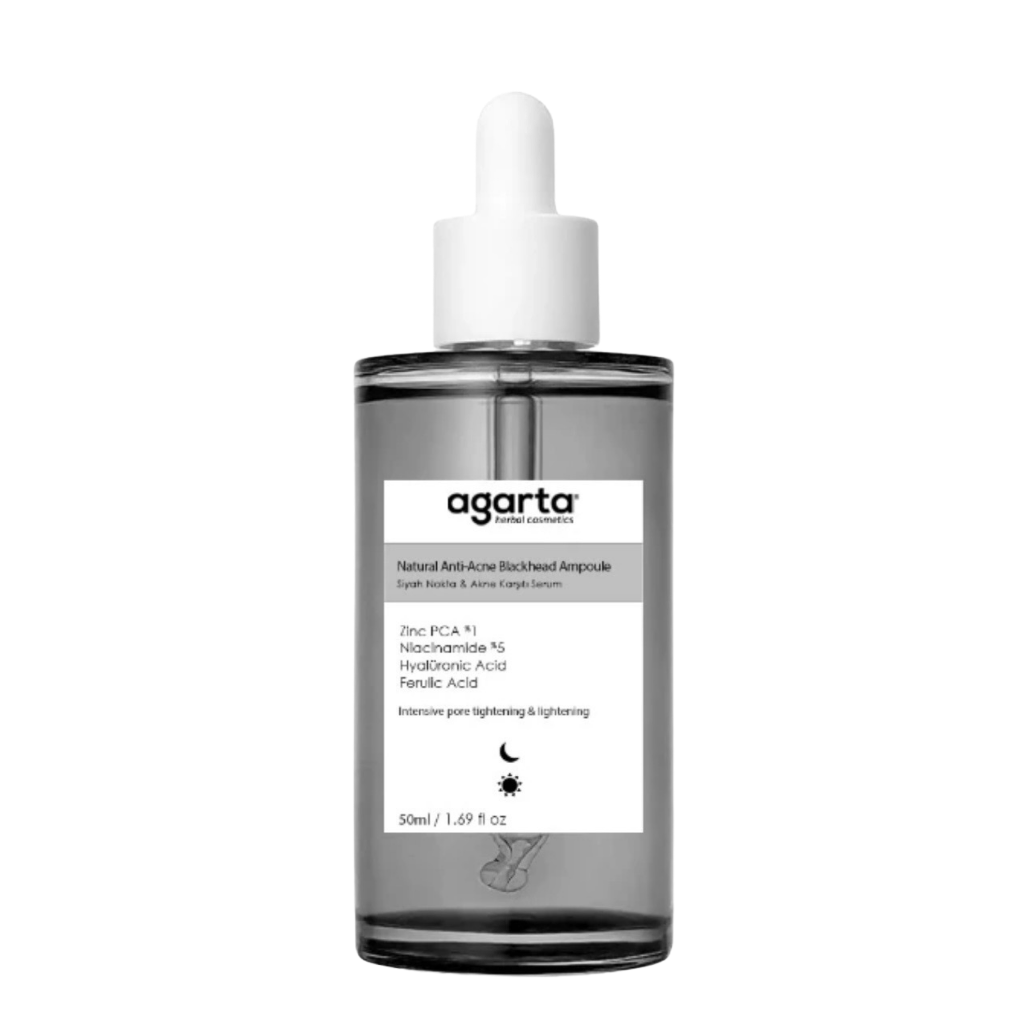 Agarta Naturel Anti Blackhead Anti Acne Pore Tightening Niacinamide Ampoule Serum 50 ml