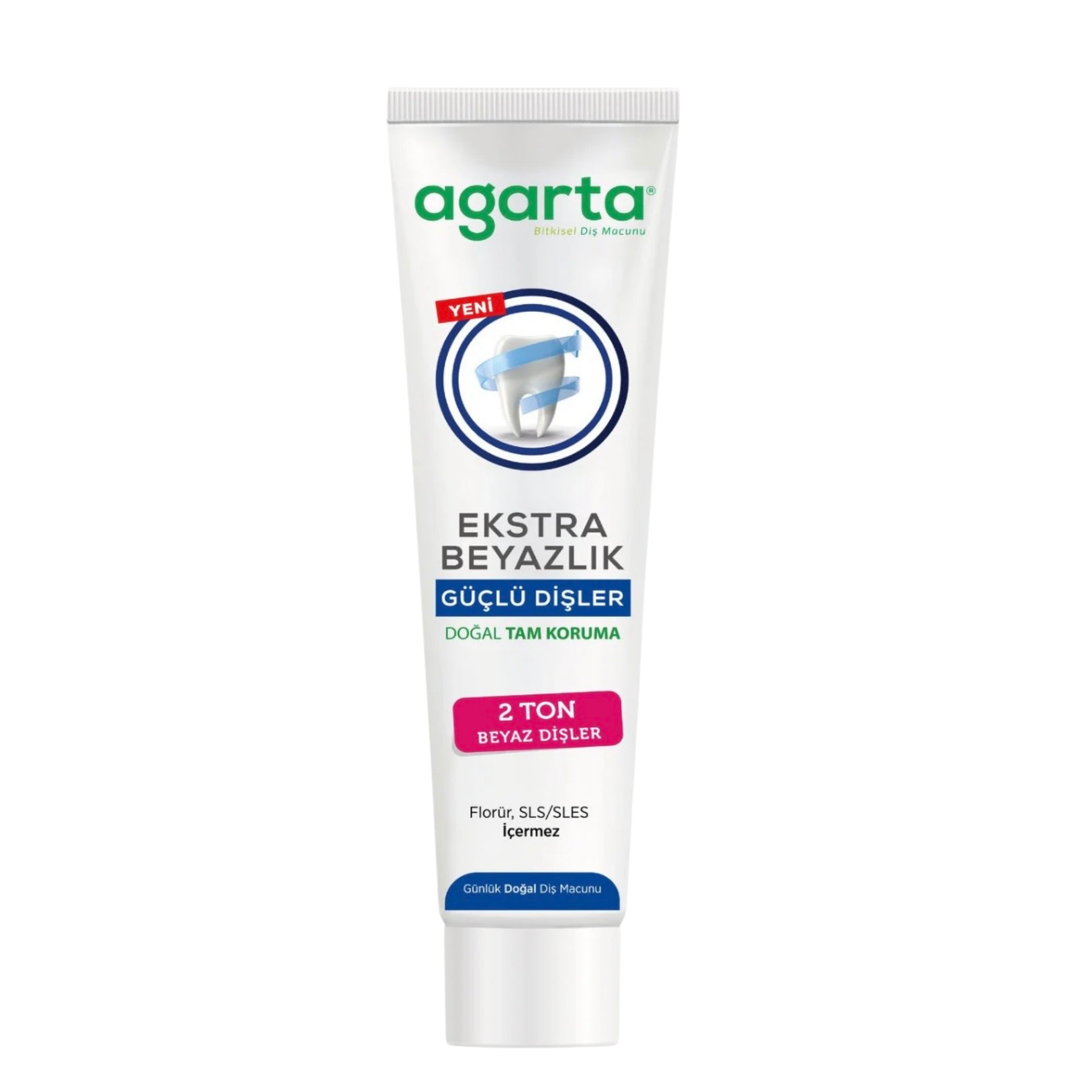 Agarta Natural Extra Whitening Strong Teeth Toothpaste 75 ml