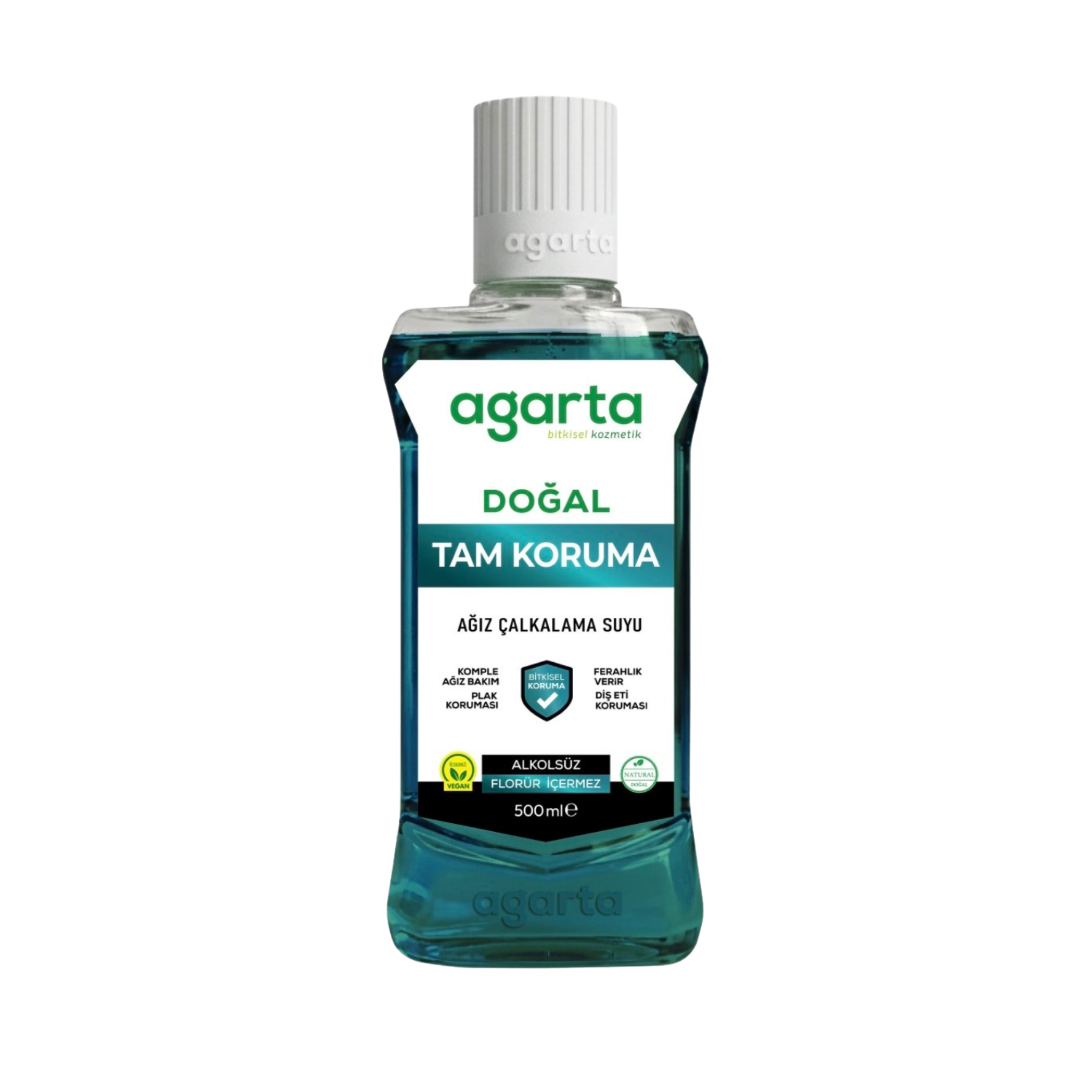 Agarta Natural Complete Protection Alcohol Free Mouthwash 500 ml