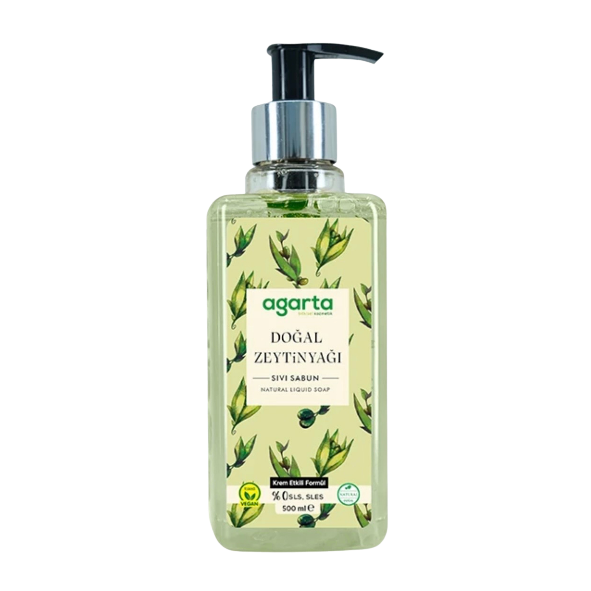 Agarta Natural Olive Oil Liquid Soap 500 ml