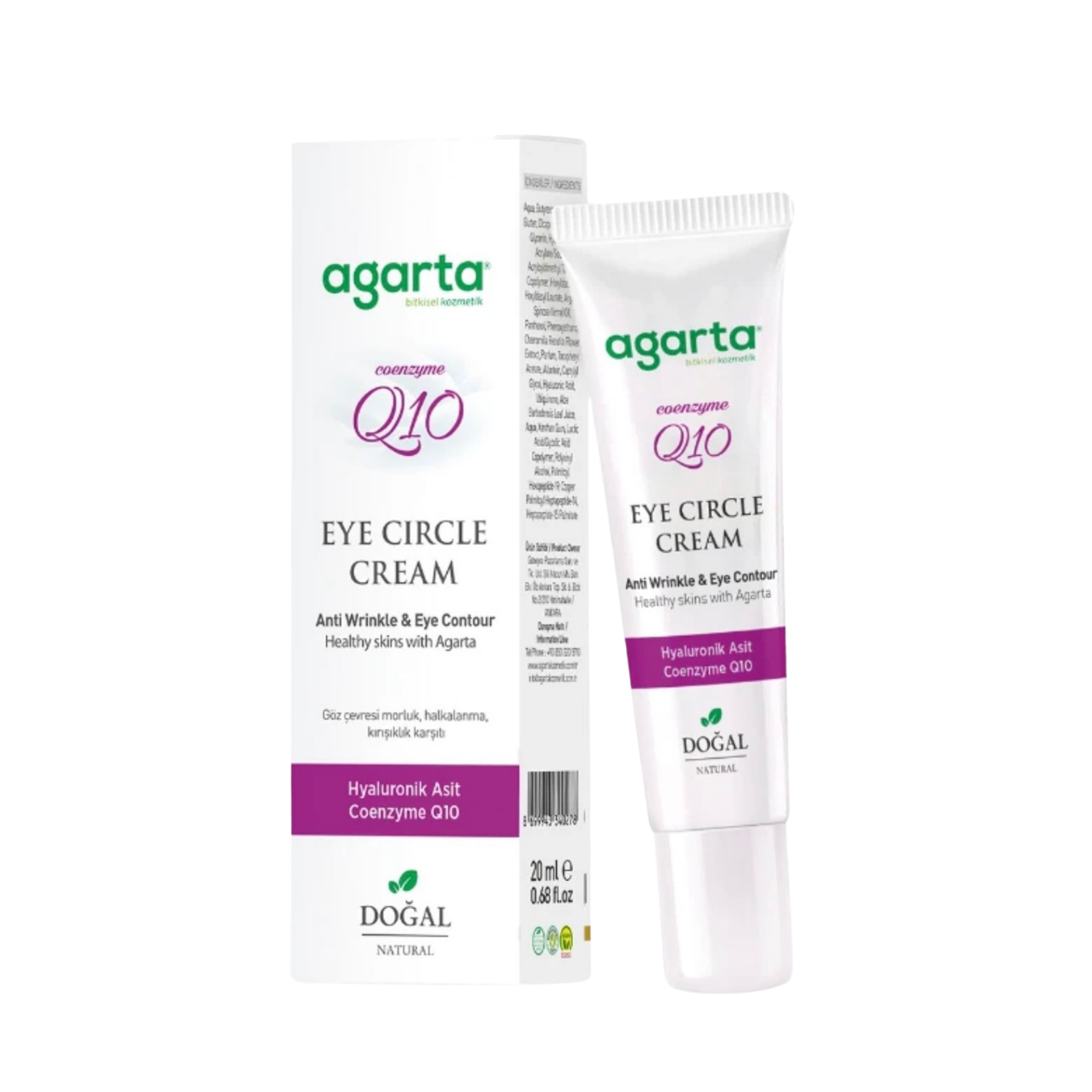Agarta Anti-Aging Under Eye Cream for Wrinkles Dark Circles 20 ml