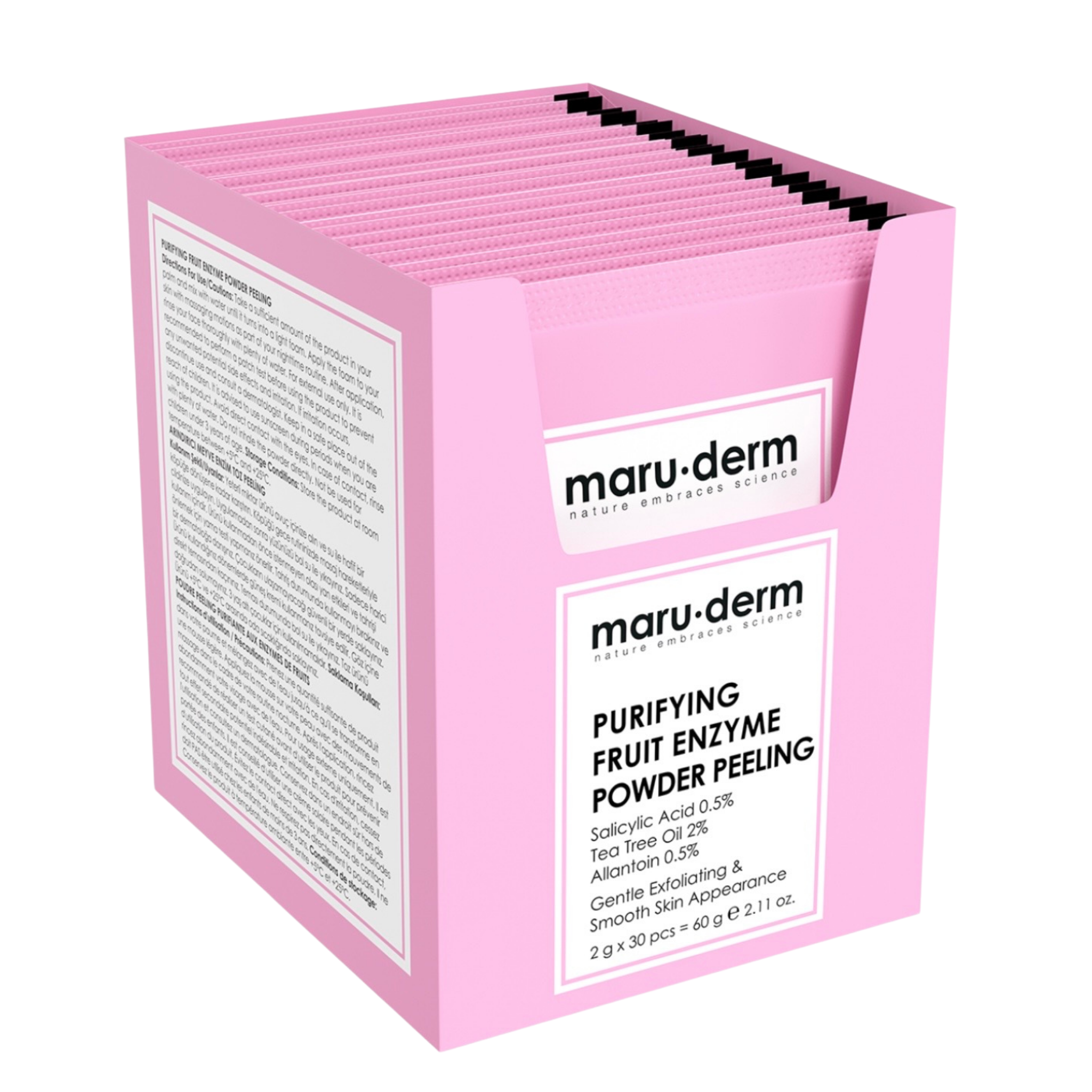 Maruderm Purifying Fruit Enzyme Powder Peeling 2g 30 pcs