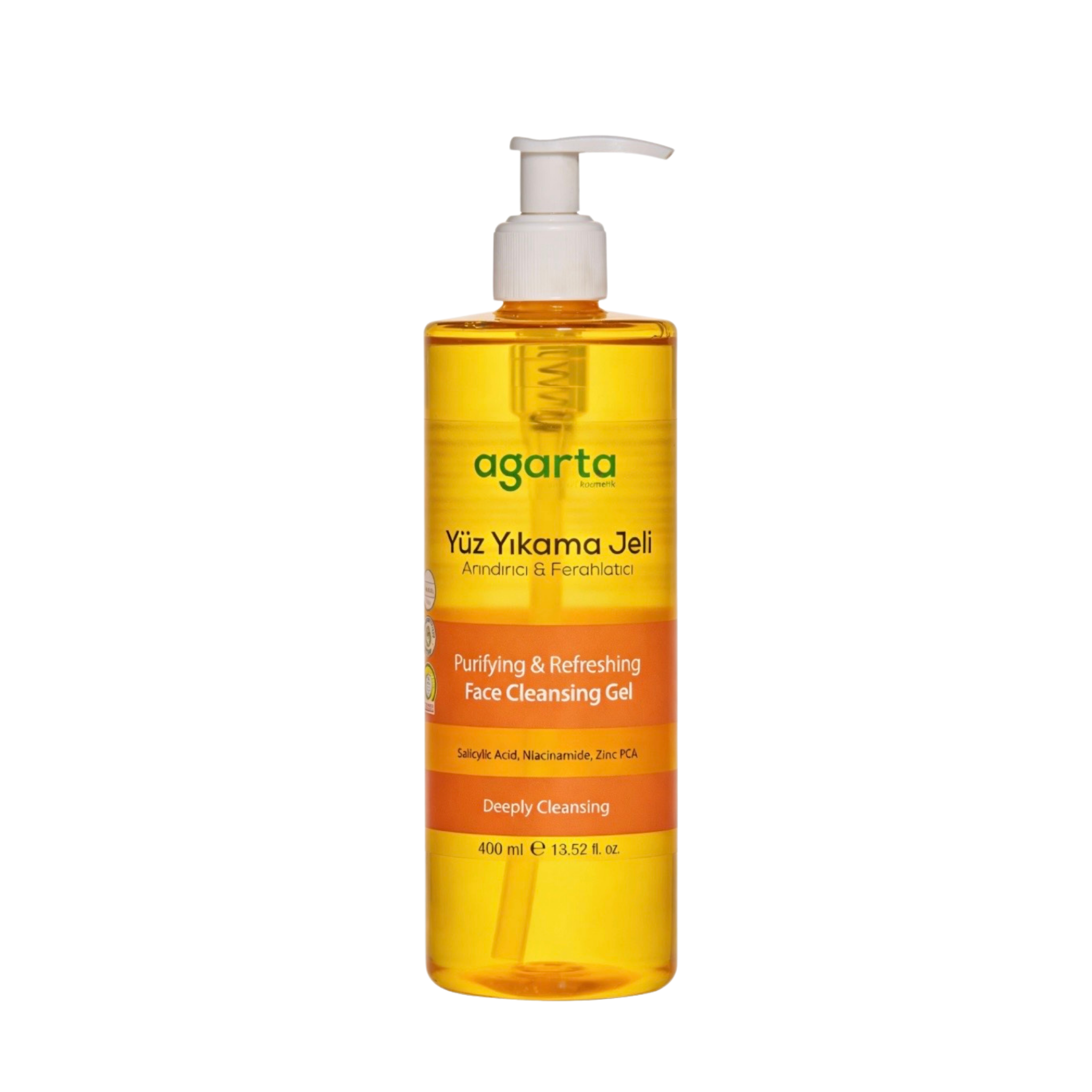 Agarta Purifying Cleansing Gel with Salicylic Acid Niacinamide 400 ml