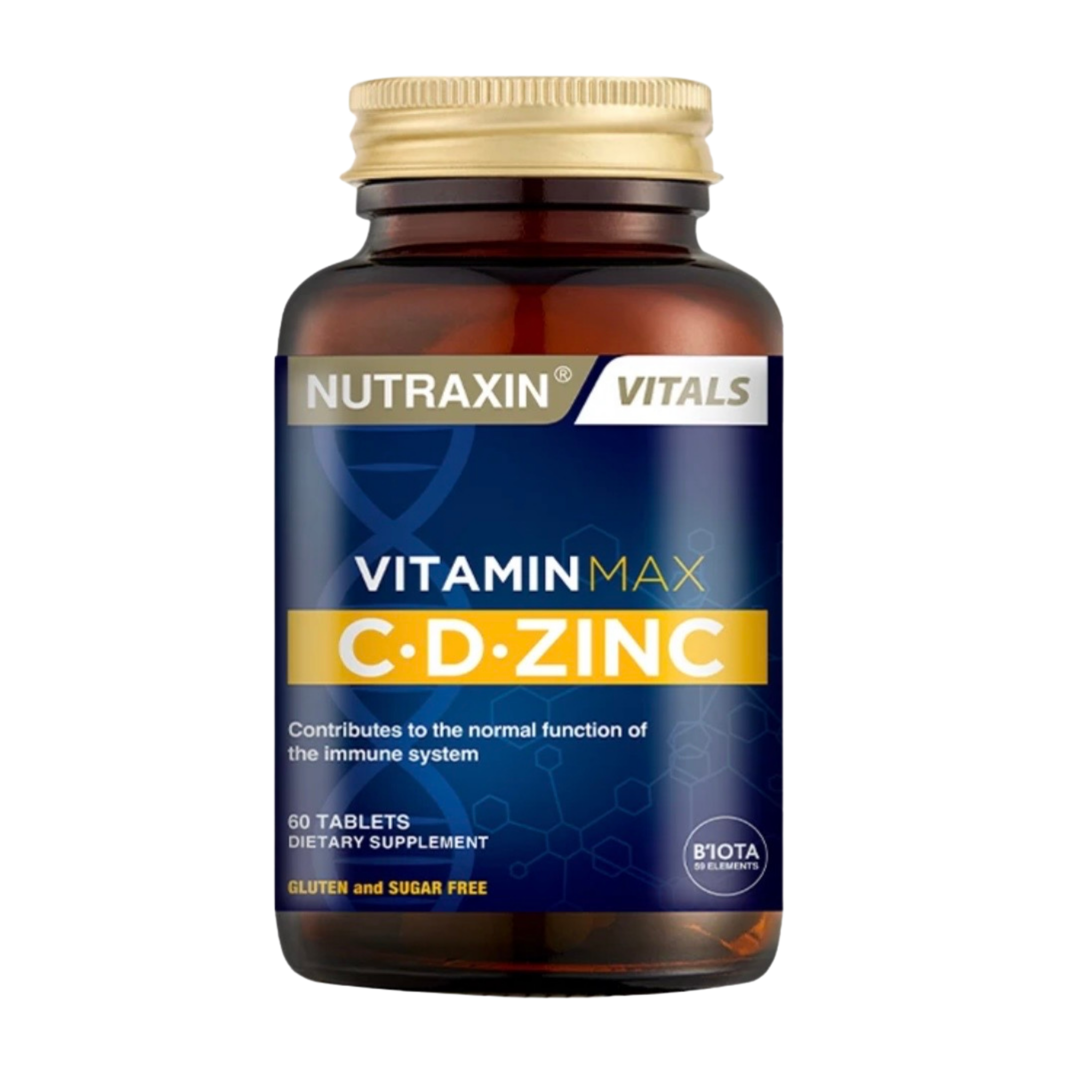 Nutraxin Vitamin C, D, Zinc 60 tablet