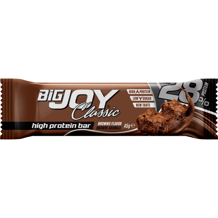 BIGJOY Classic High Protein Bar Brownie 45g sports suplement