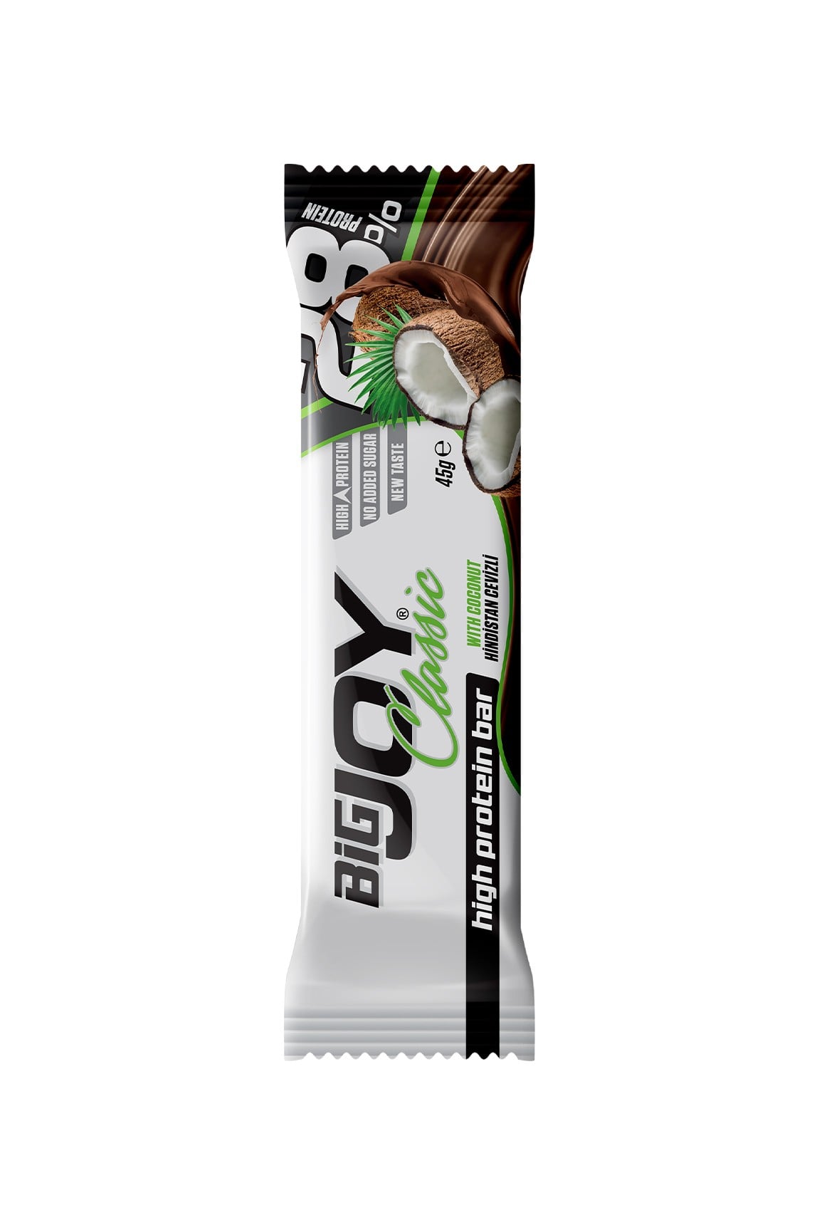 BIGJOY Classic High Protein Bar Coconut 45g sports suplement