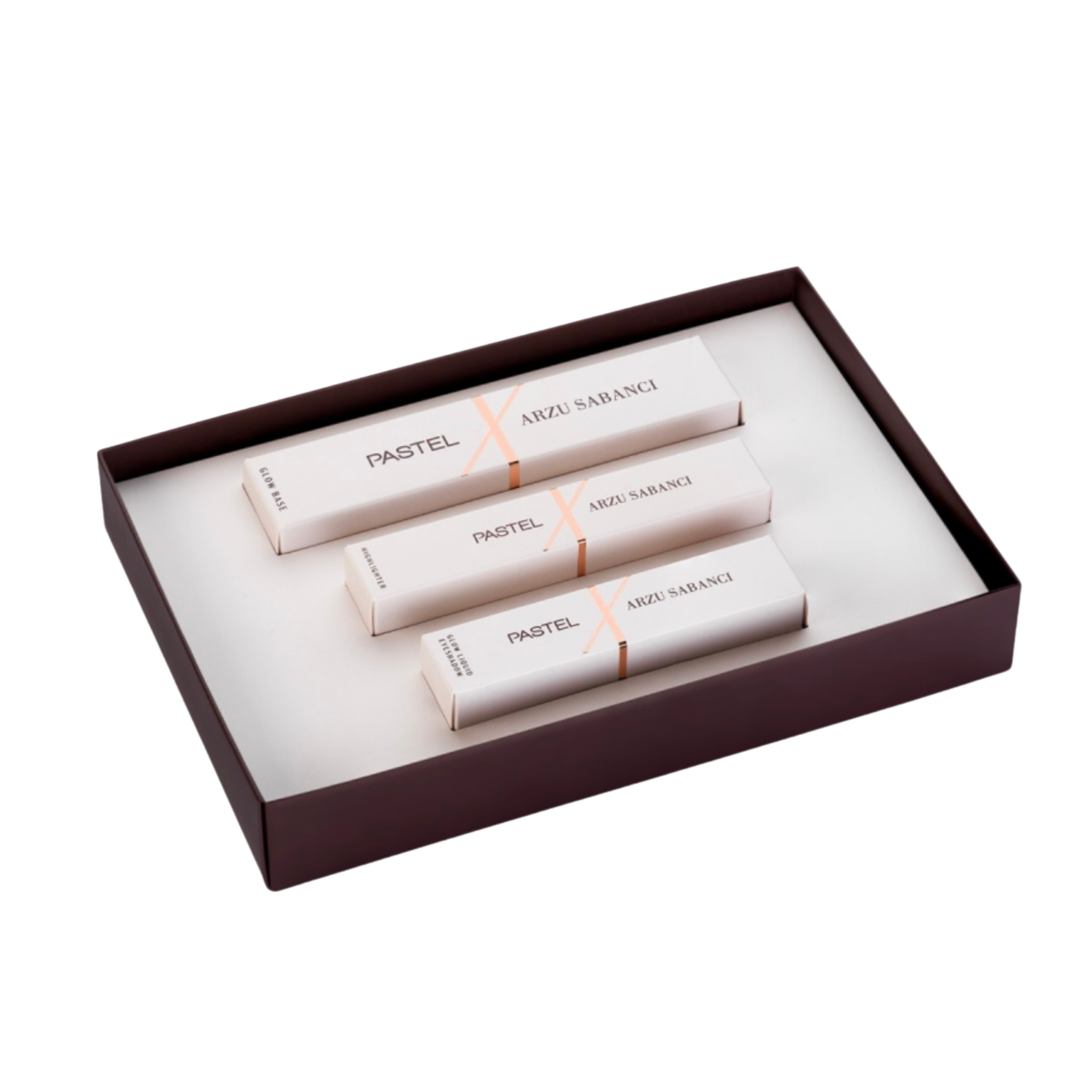 Pastel x Arzu Sabancı Glow Base + Highlighter + Glow Liquid Eyeshadow 300 | Glow Makeup Set