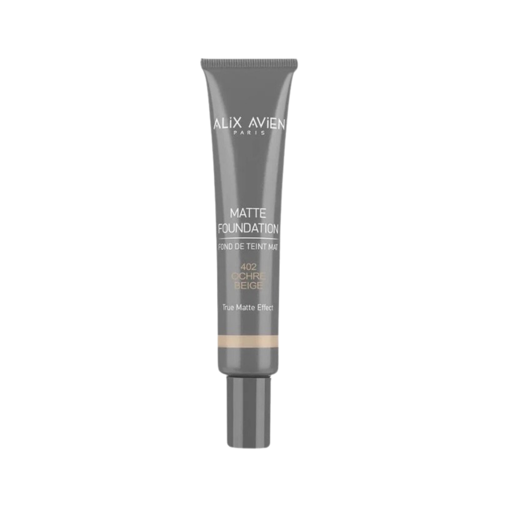 Alix Avien 12-Hour Long-Lasting Vitamin E Natural Finish Matte Foundation - 402 Ochre Beige