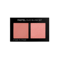 Pastel Duo Blush Set Cheek To Cheek - 10 Hot Pink 2 x 4.3 g