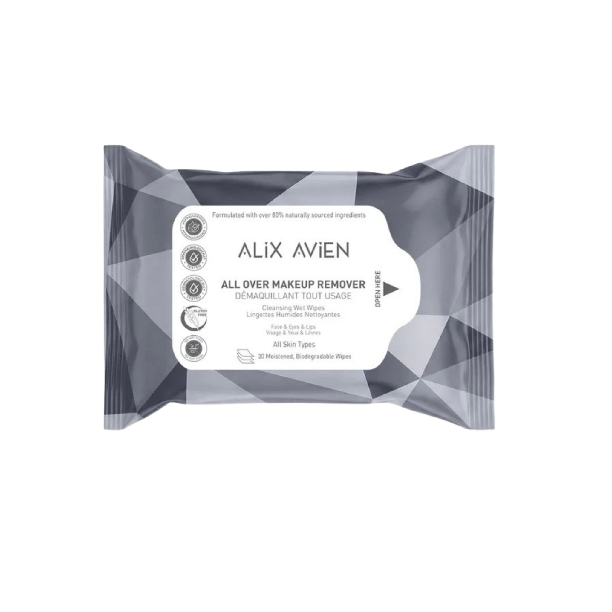 Alix Avien Makeup Remover Wipes 30 pcs